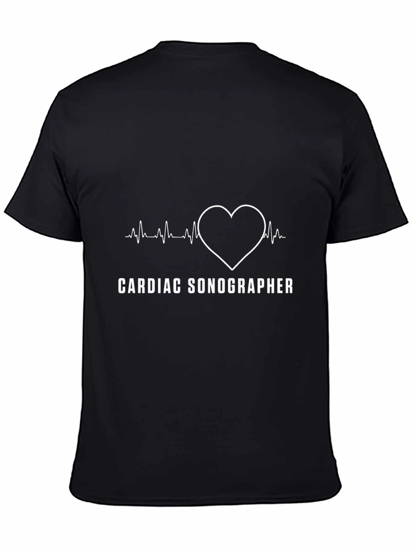 Cardiac Sonographer Heartbeat Graphic T-Shirt