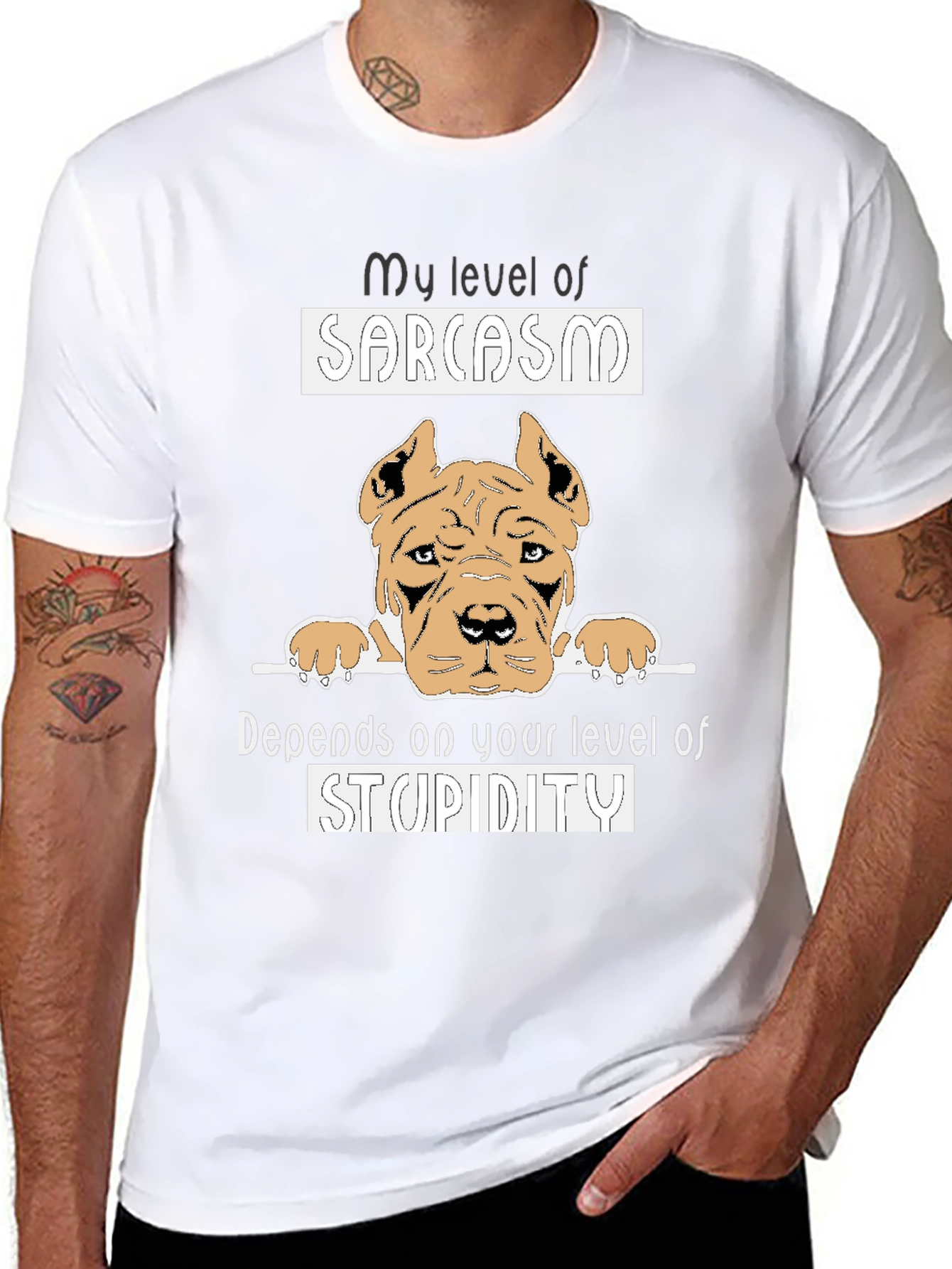 Sarcasm Level Graphic Tee