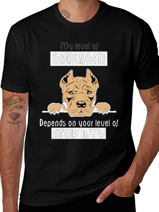 Sarcasm Level Graphic Tee