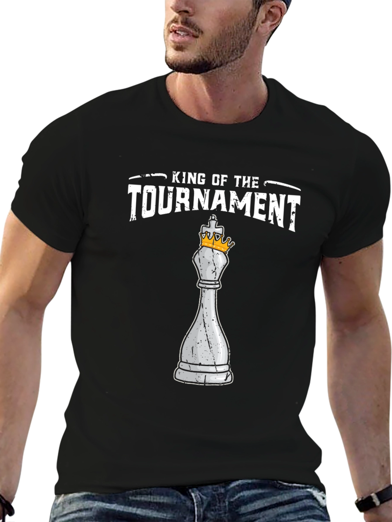 King of the Tournament Chess T-Shirt