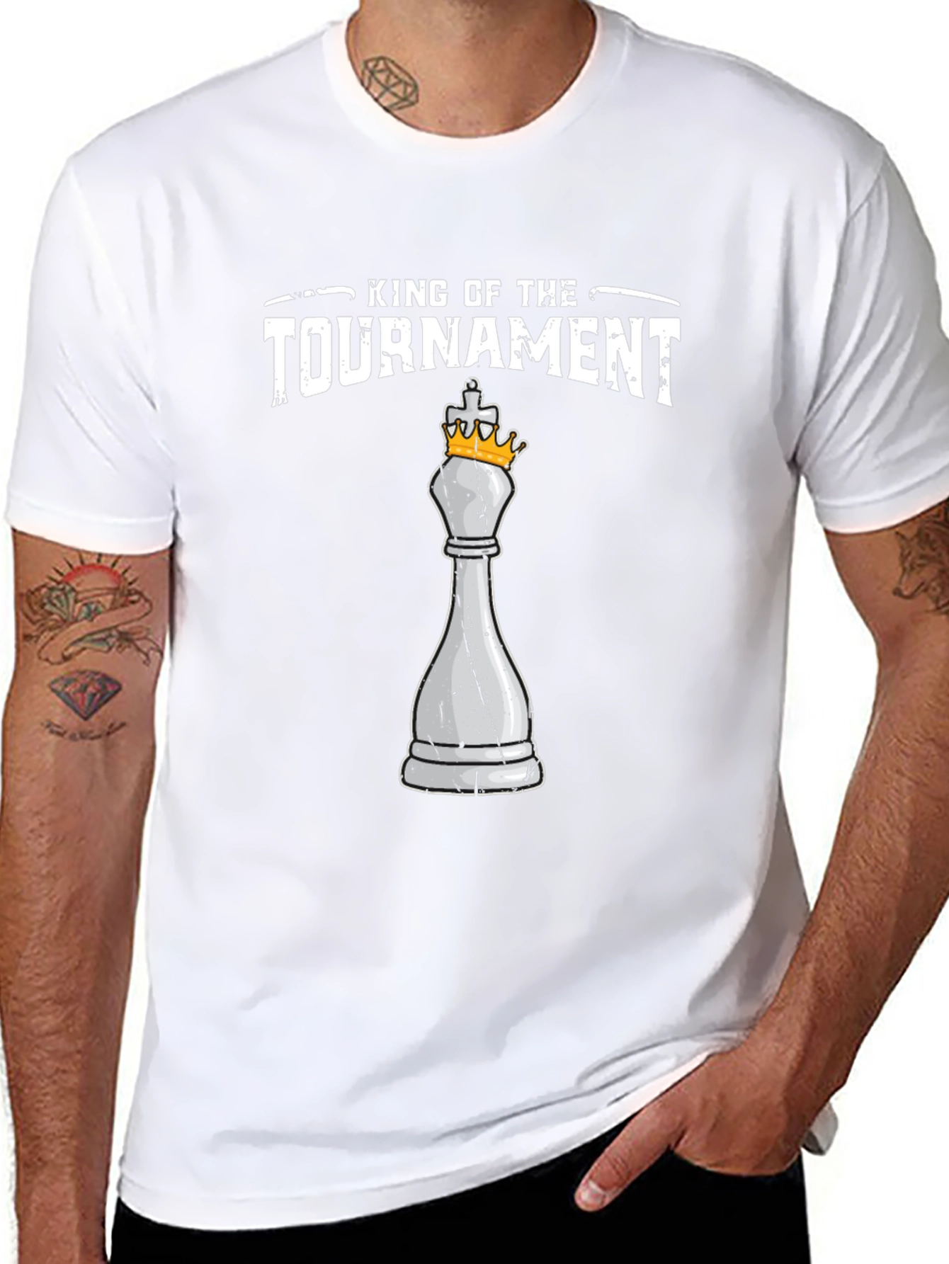 King of the Tournament Chess T-Shirt