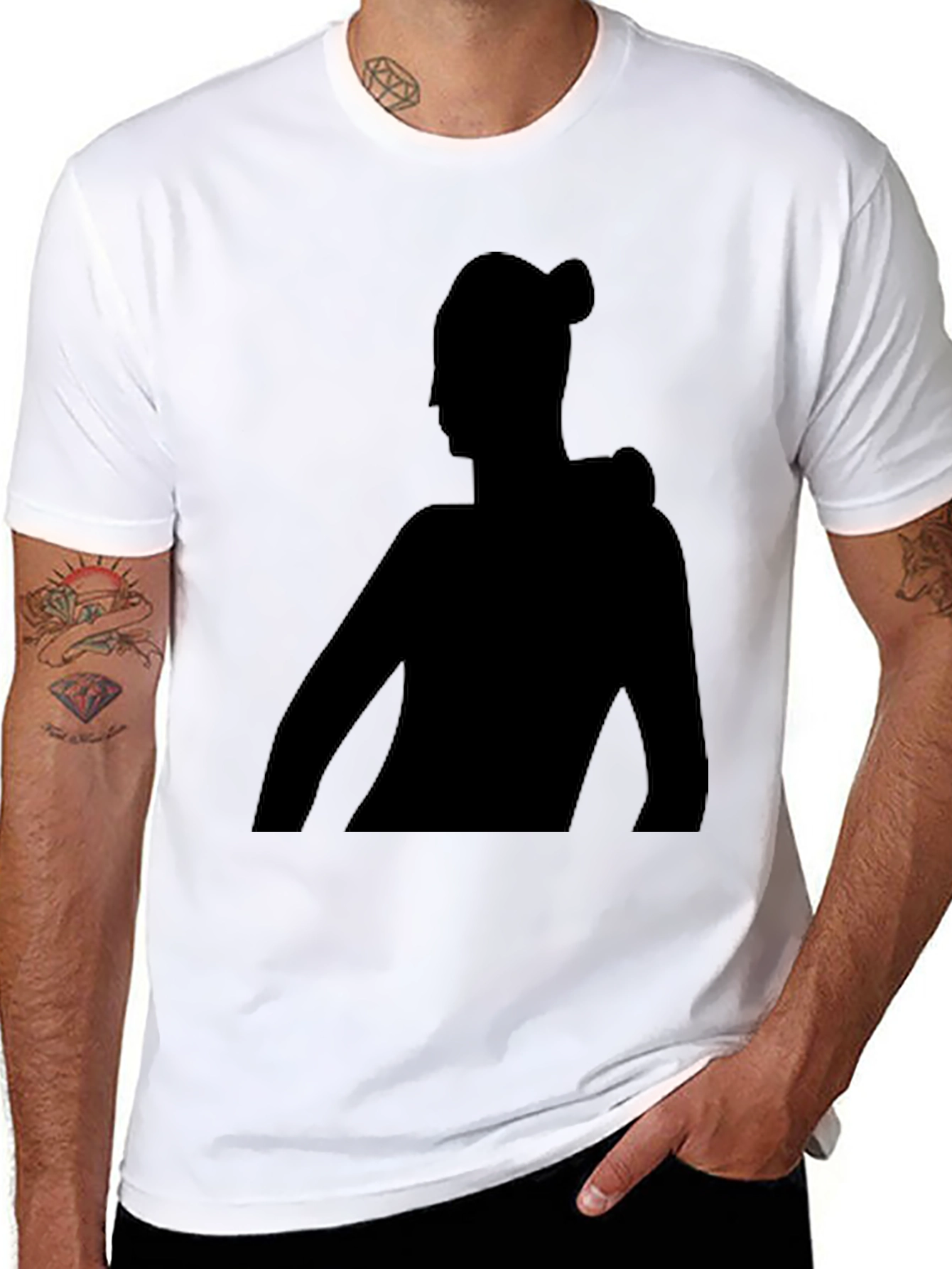 Silhouette Graphic T-Shirt - Modern Style