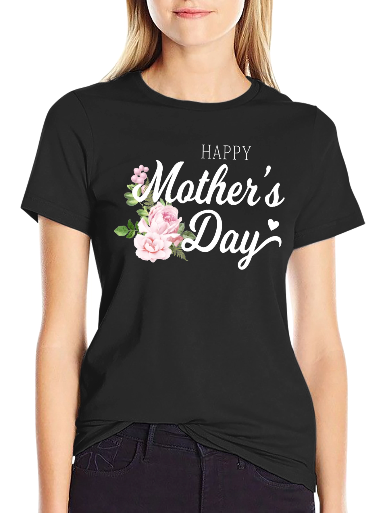 Happy Mothers Day Floral T-Shirt