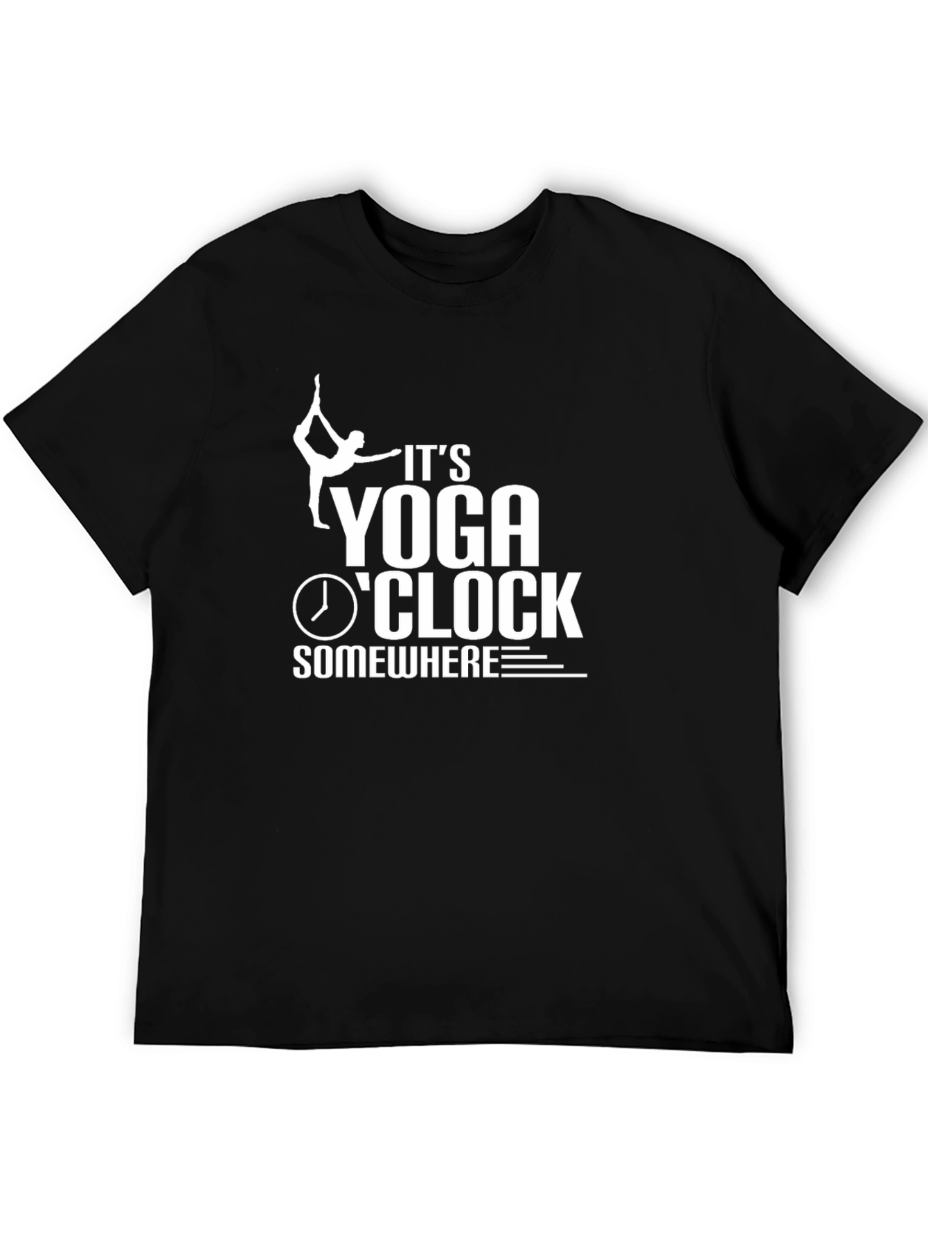 Yoga OClock T-Shirt - Black
