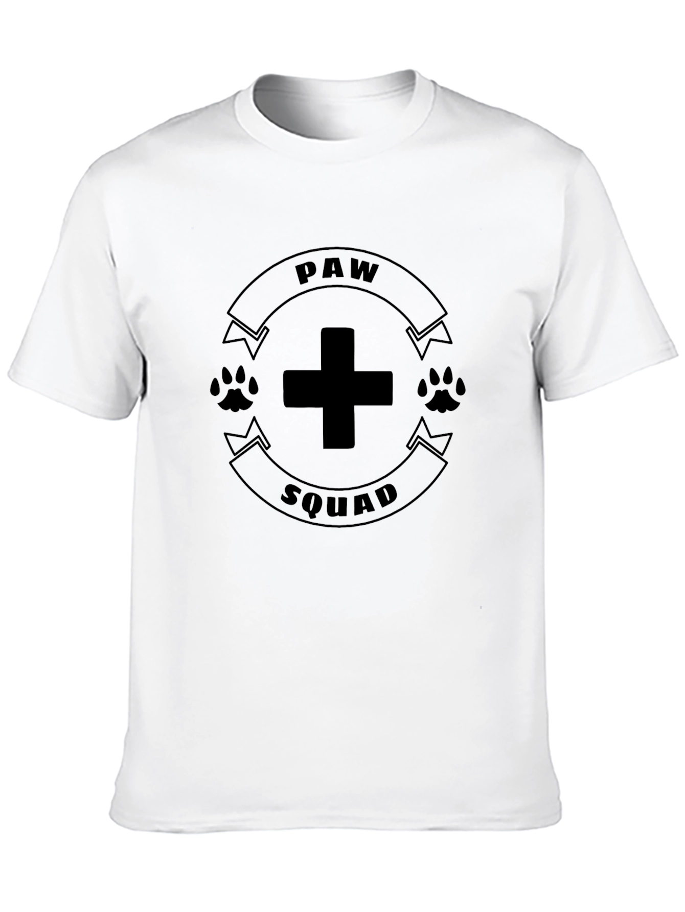Paw Squad Black T-Shirt