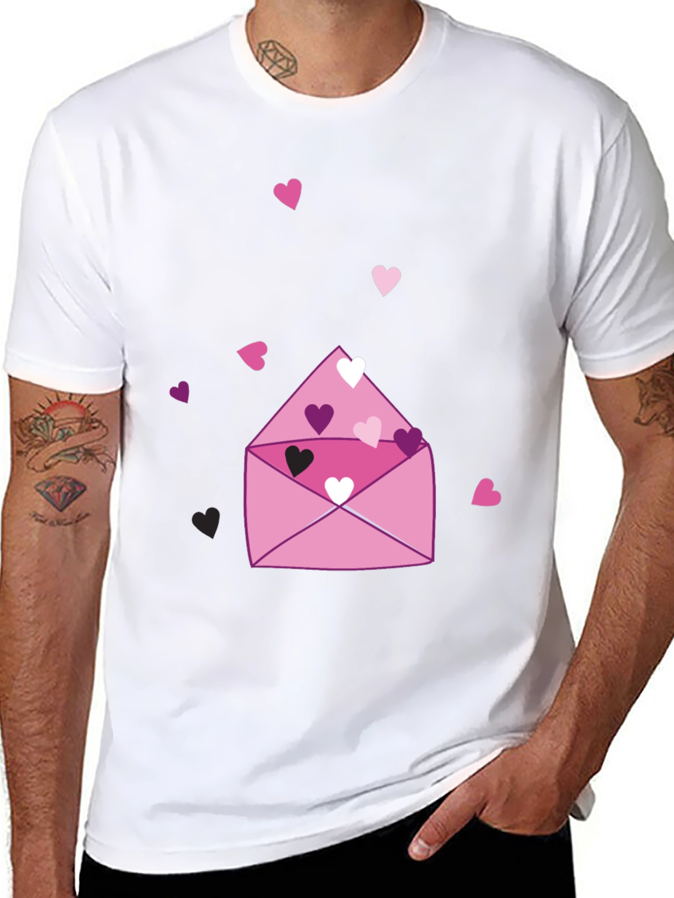 Heart Envelope Graphic Tee