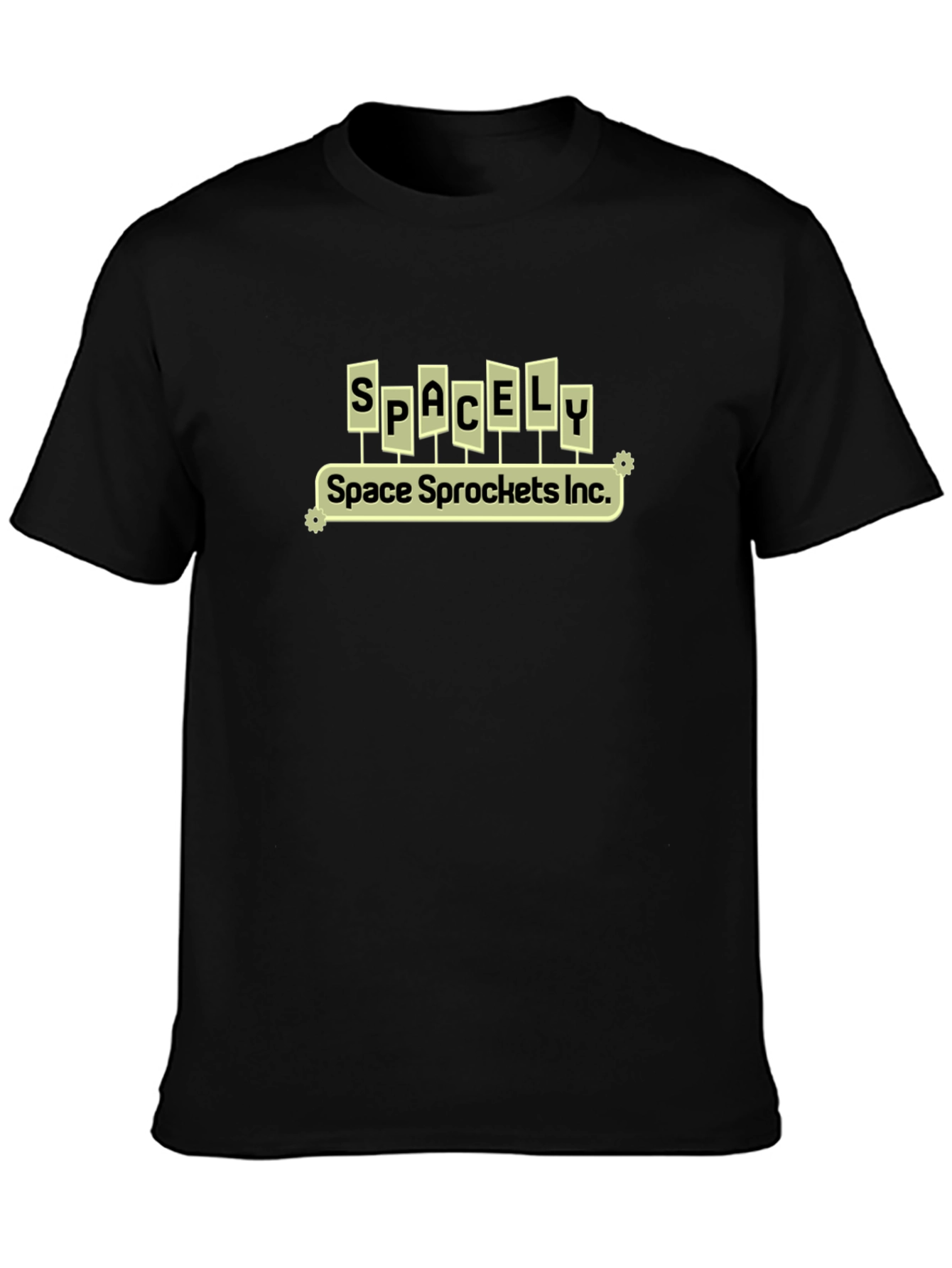 Spacely Space Sprockets Inc. Black T-Shirt