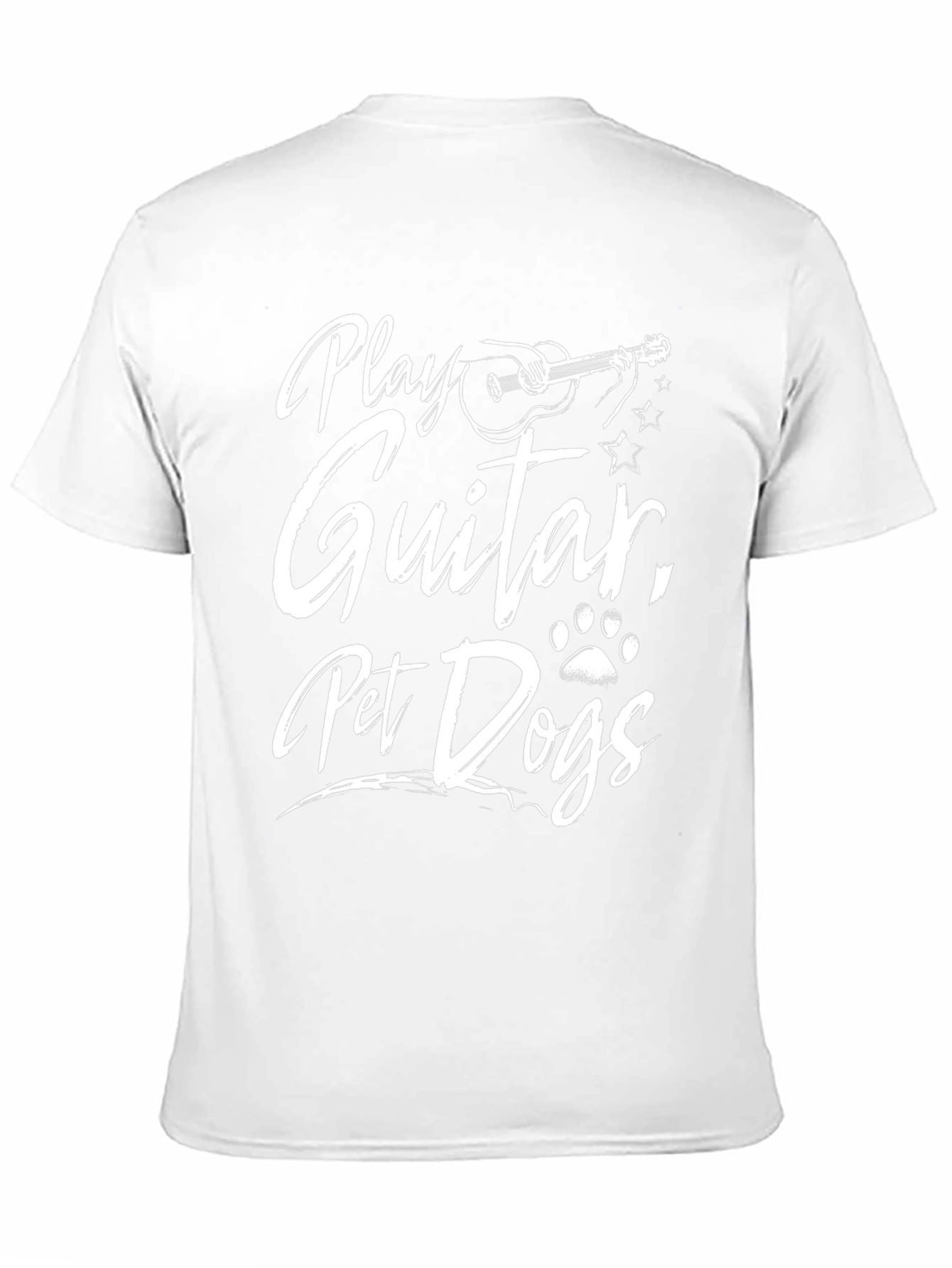 Play Guitar Pet Dogs Graphic T-Shirt