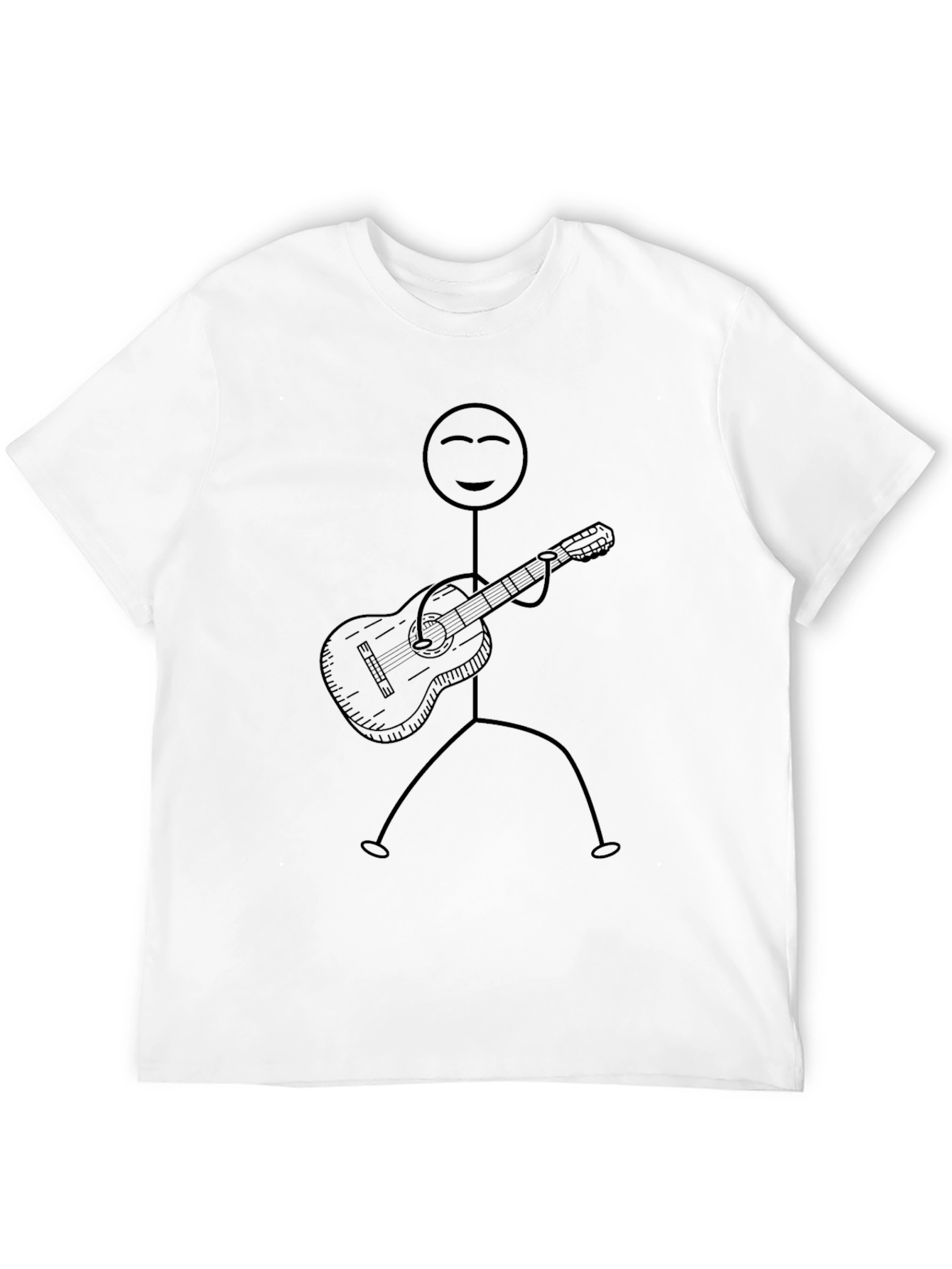 Stick Figure Guitar Player T-Shirt