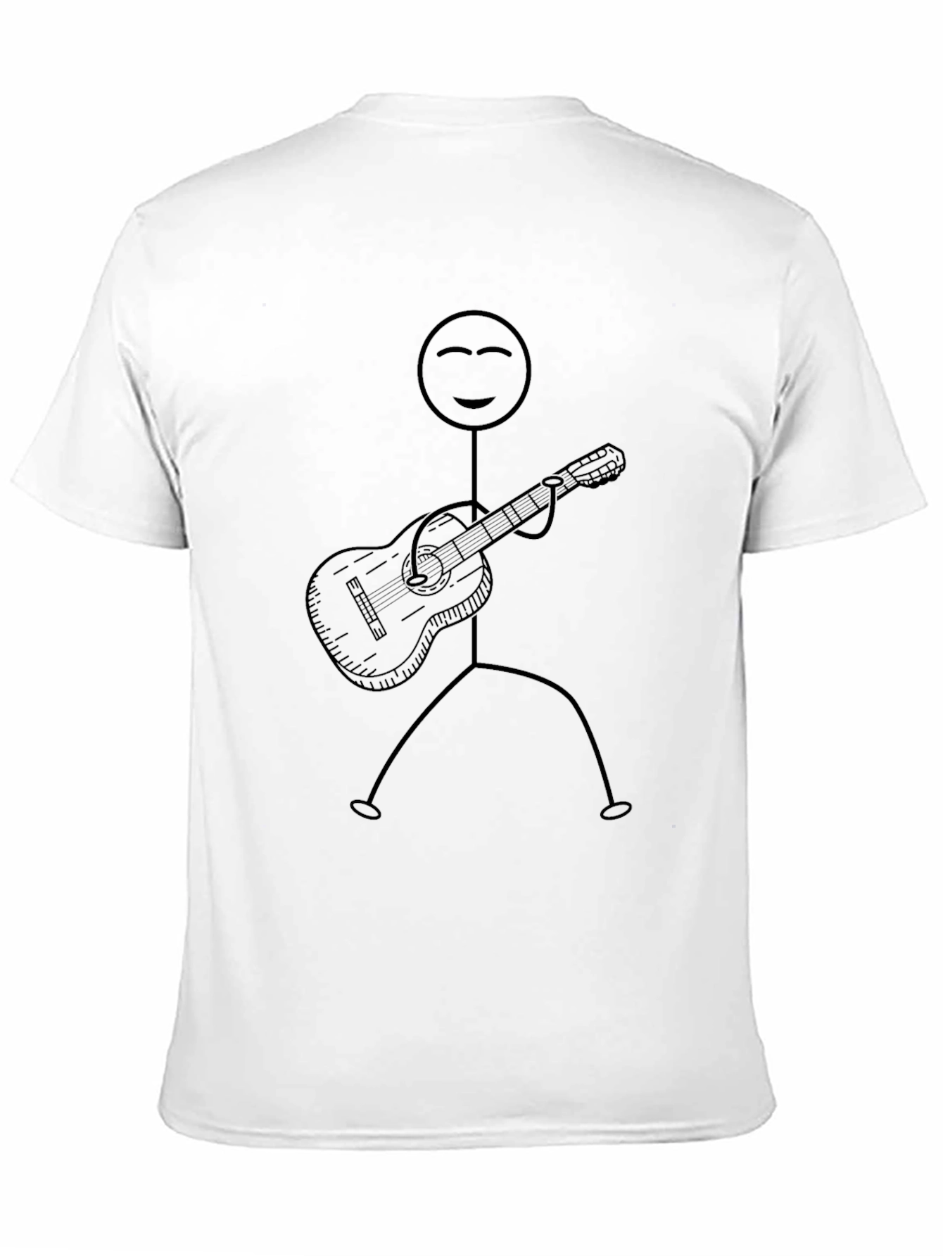 Stick Figure Guitar Player T-Shirt