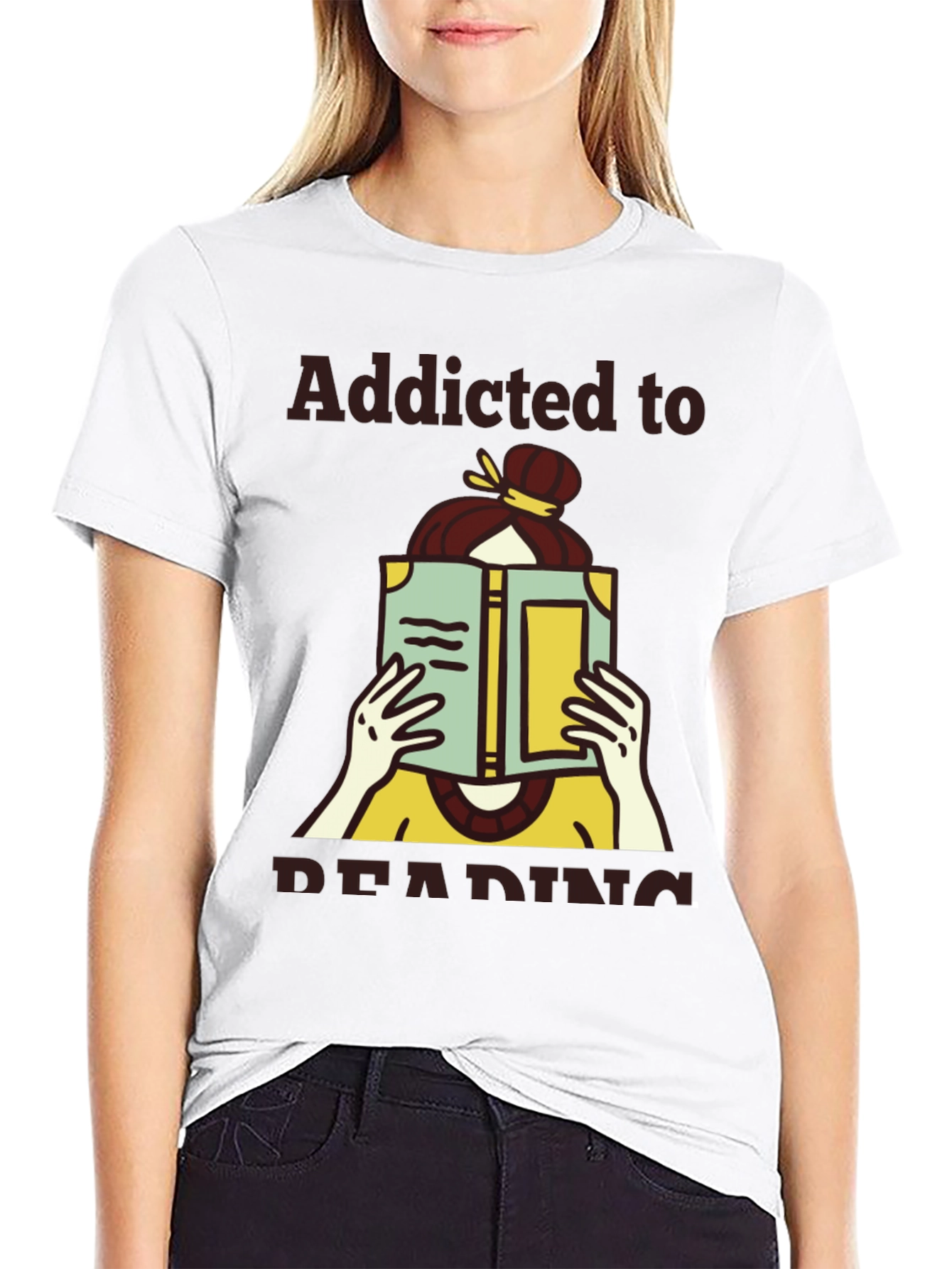 Addicted to Reading Graphic Tee