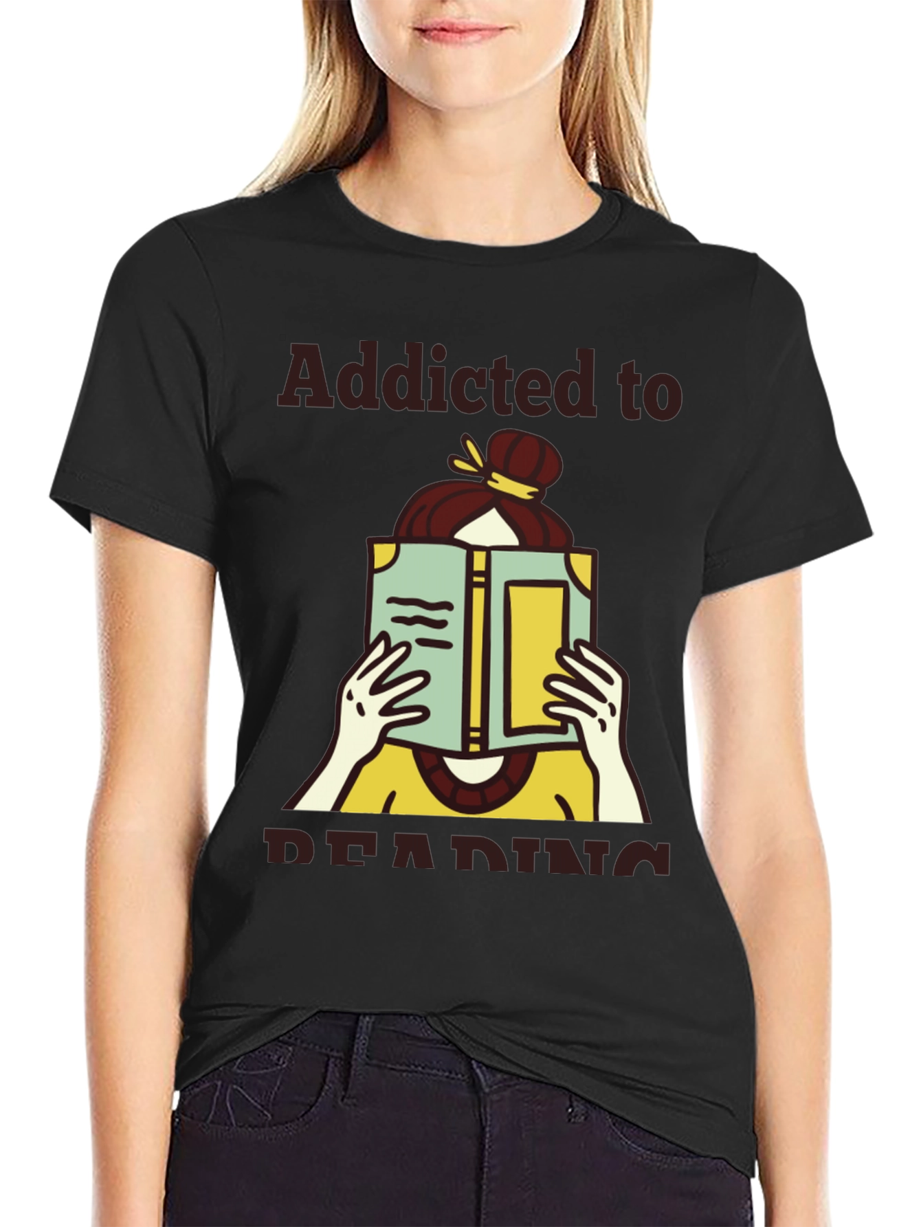Addicted to Reading Graphic Tee