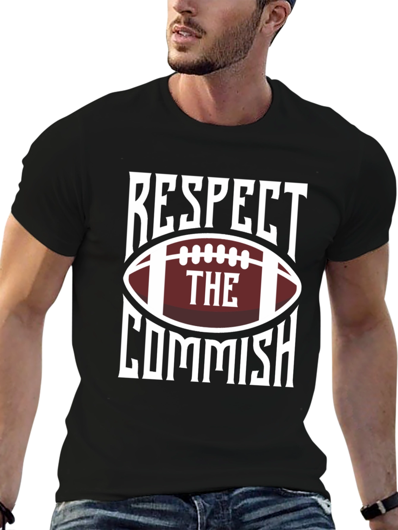 Respect the Commish Football T-Shirt