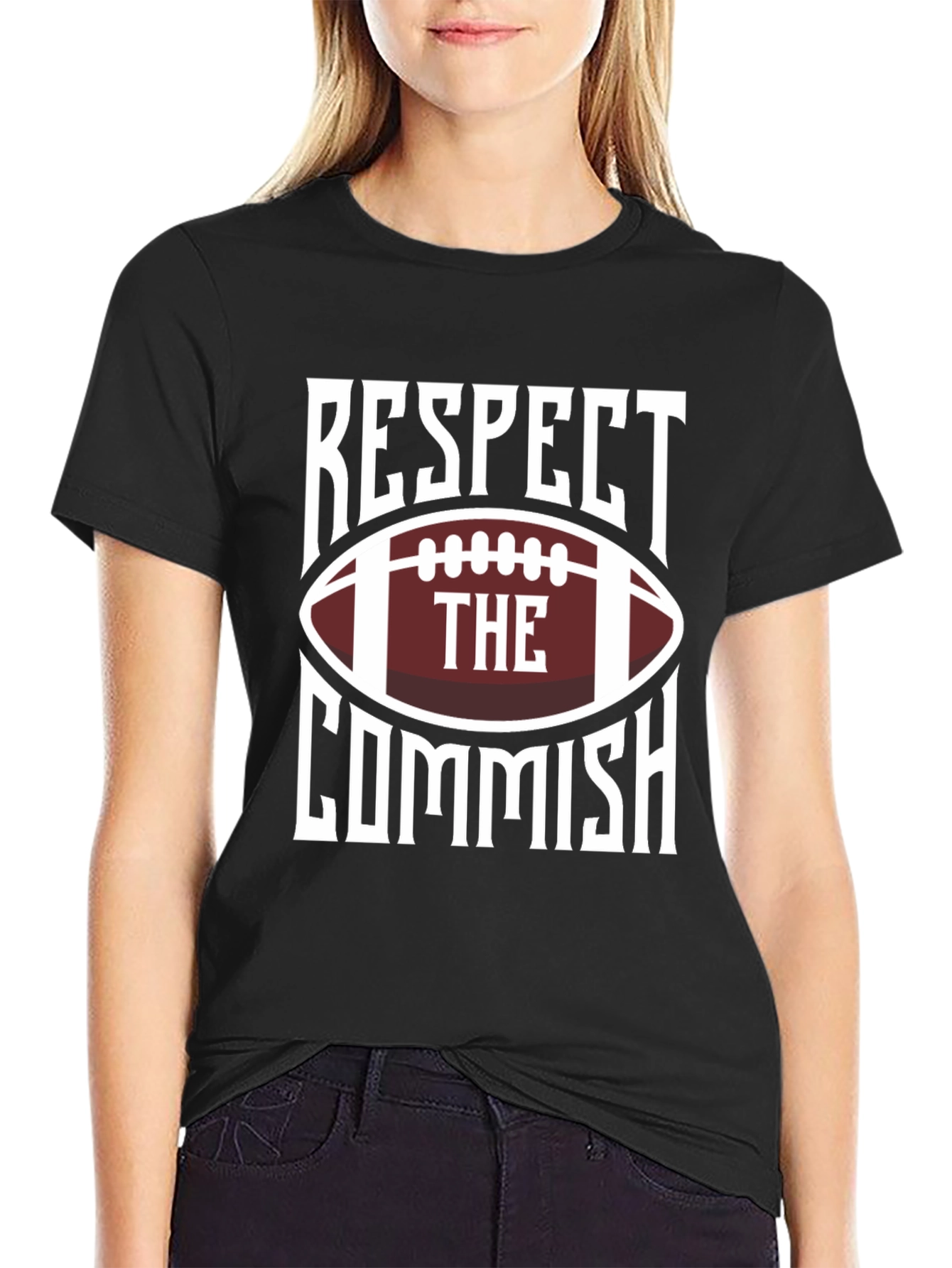 Respect the Commish Football T-Shirt