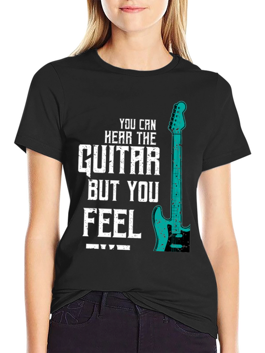 Guitar Feel Mens Graphic Tee - Music Lover T-Shirt