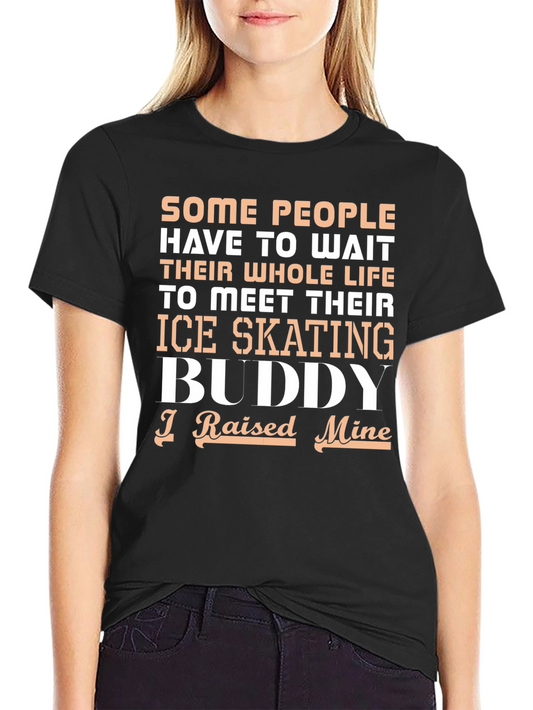 Ice Skating Buddy T-Shirt - Gift for Parents