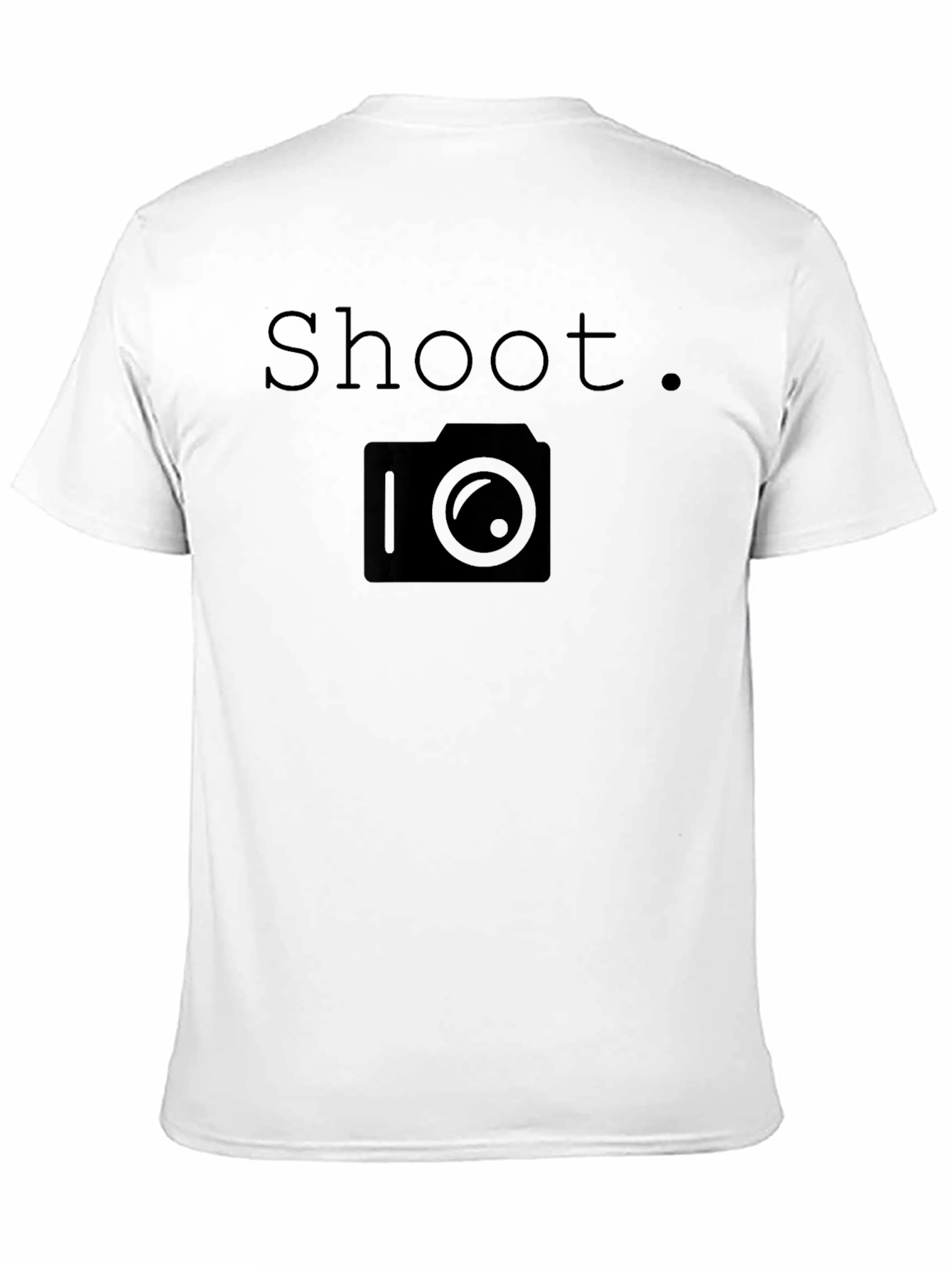 Shoot Camera Graphic Print T-Shirt