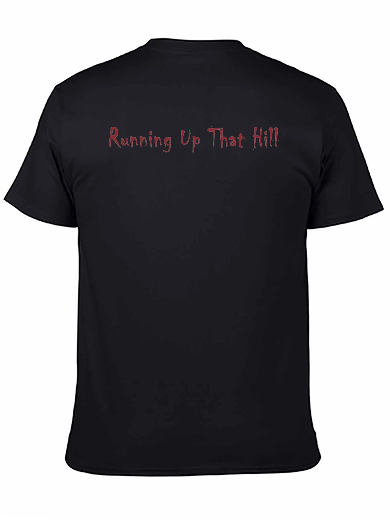 Running Up That Hill Graphic Tee - Black