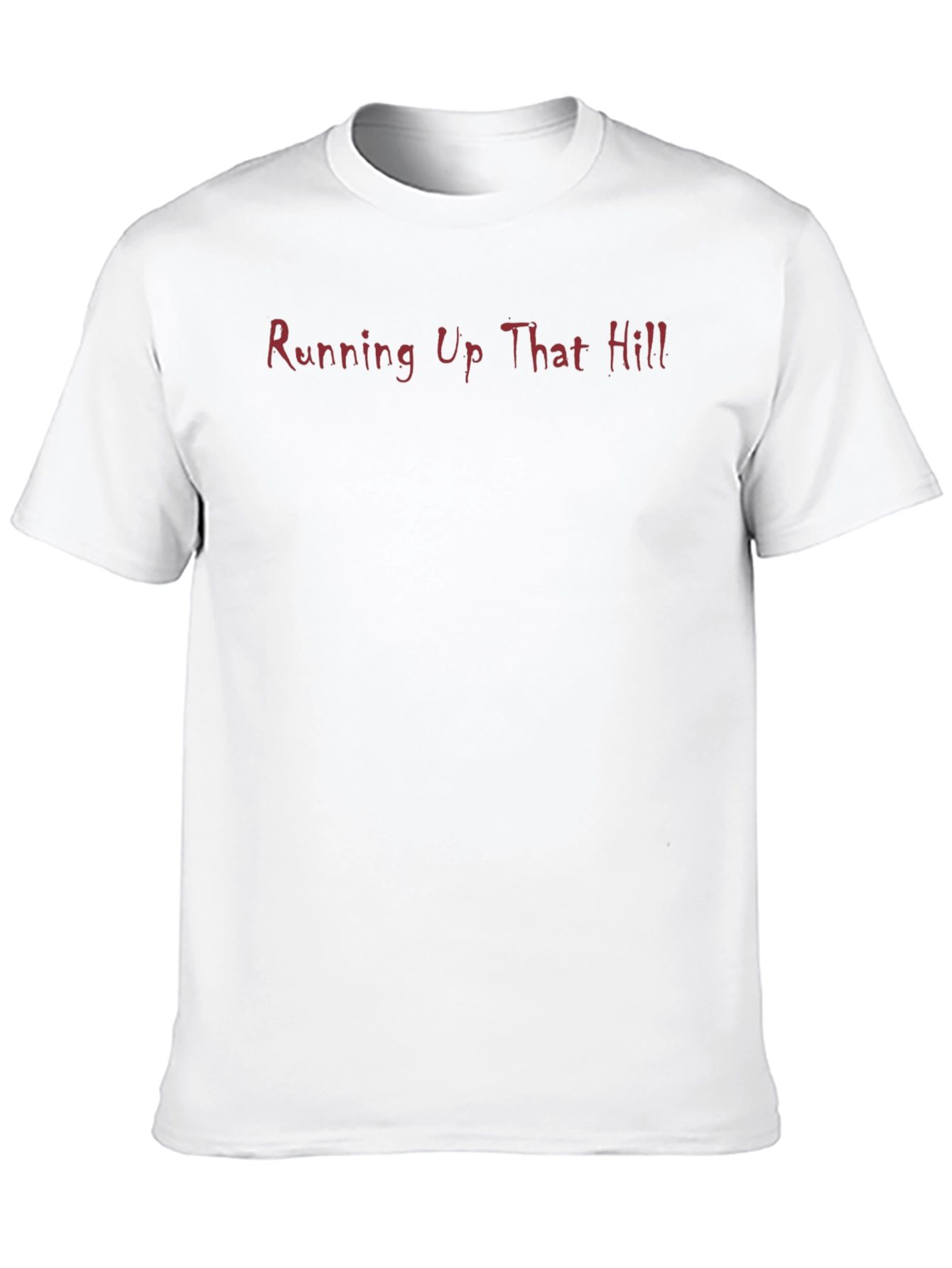 Running Up That Hill Graphic Tee - Black