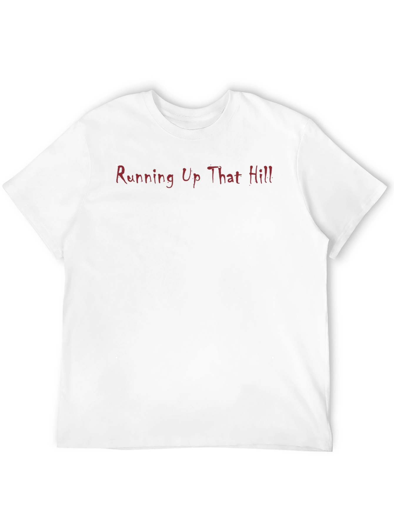Running Up That Hill Graphic Tee - Black