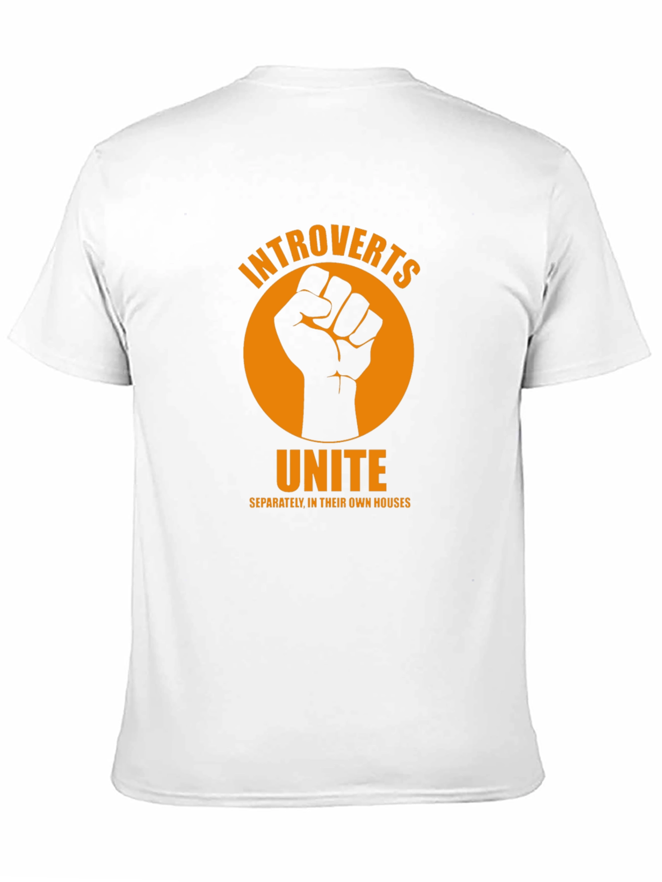 Introverts Unite Graphic T-Shirt - Black Cotton