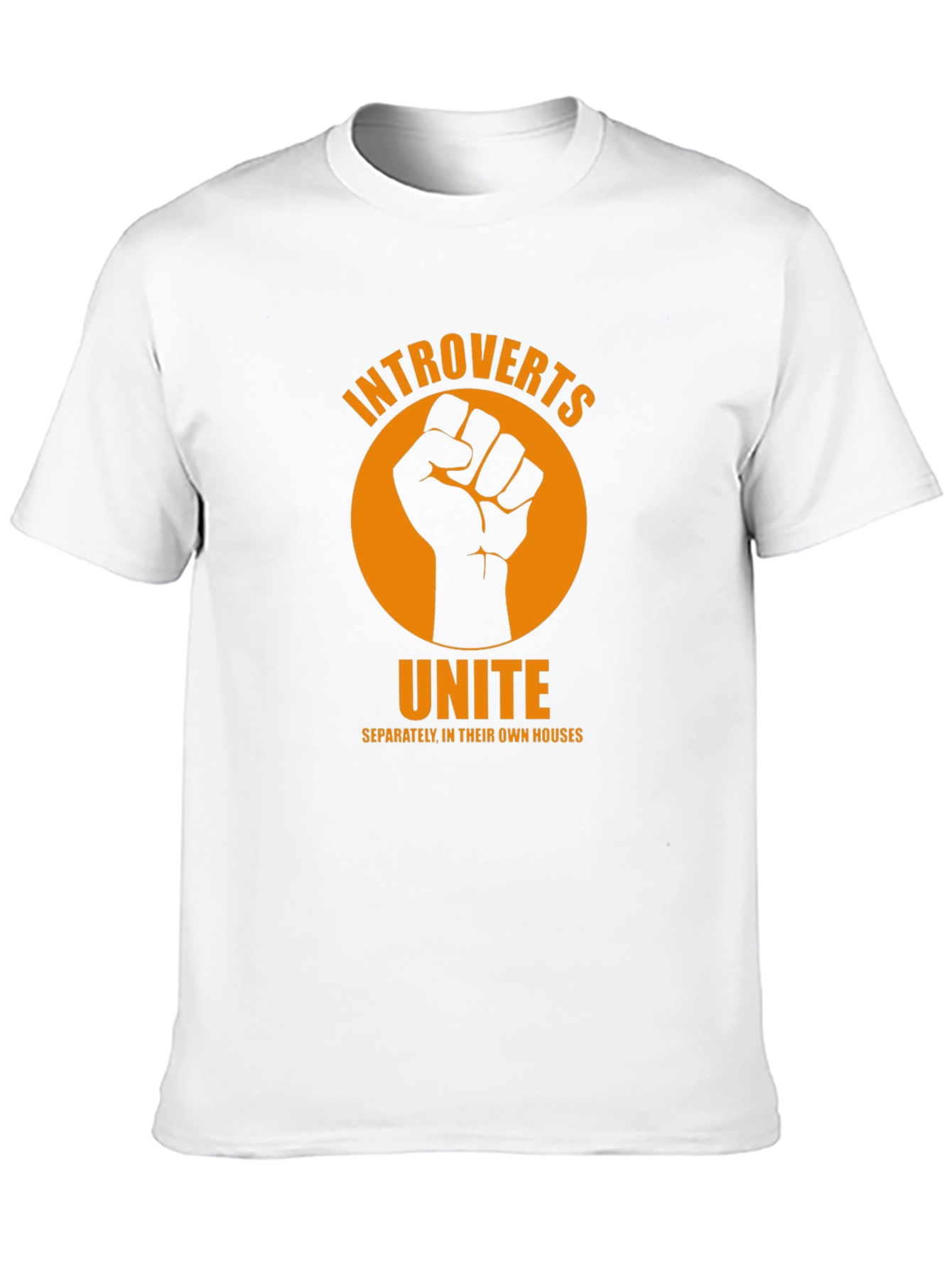 Introverts Unite Graphic T-Shirt - Black Cotton