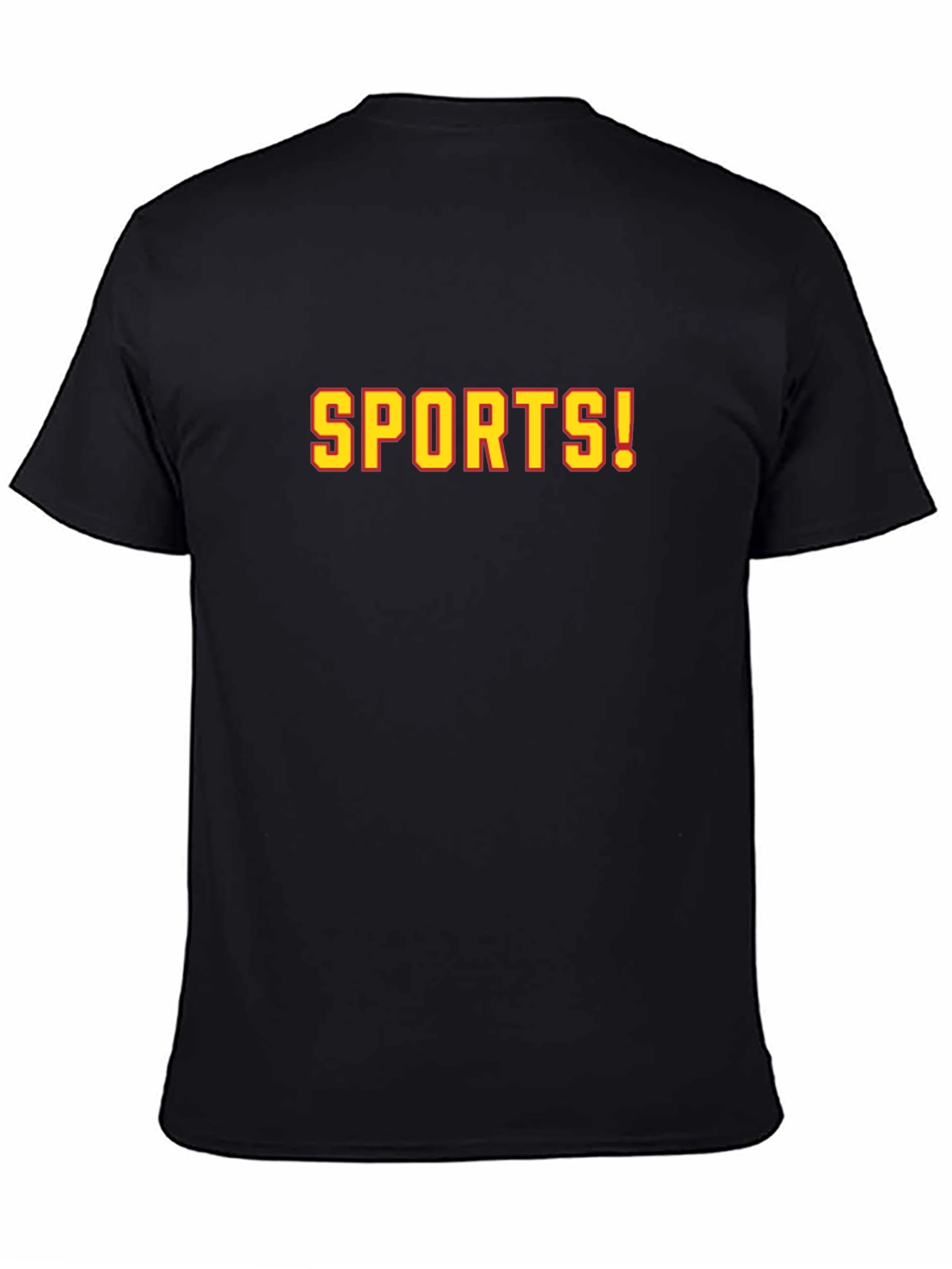 SPORTS! Graphic T-Shirt - Black Crew Neck