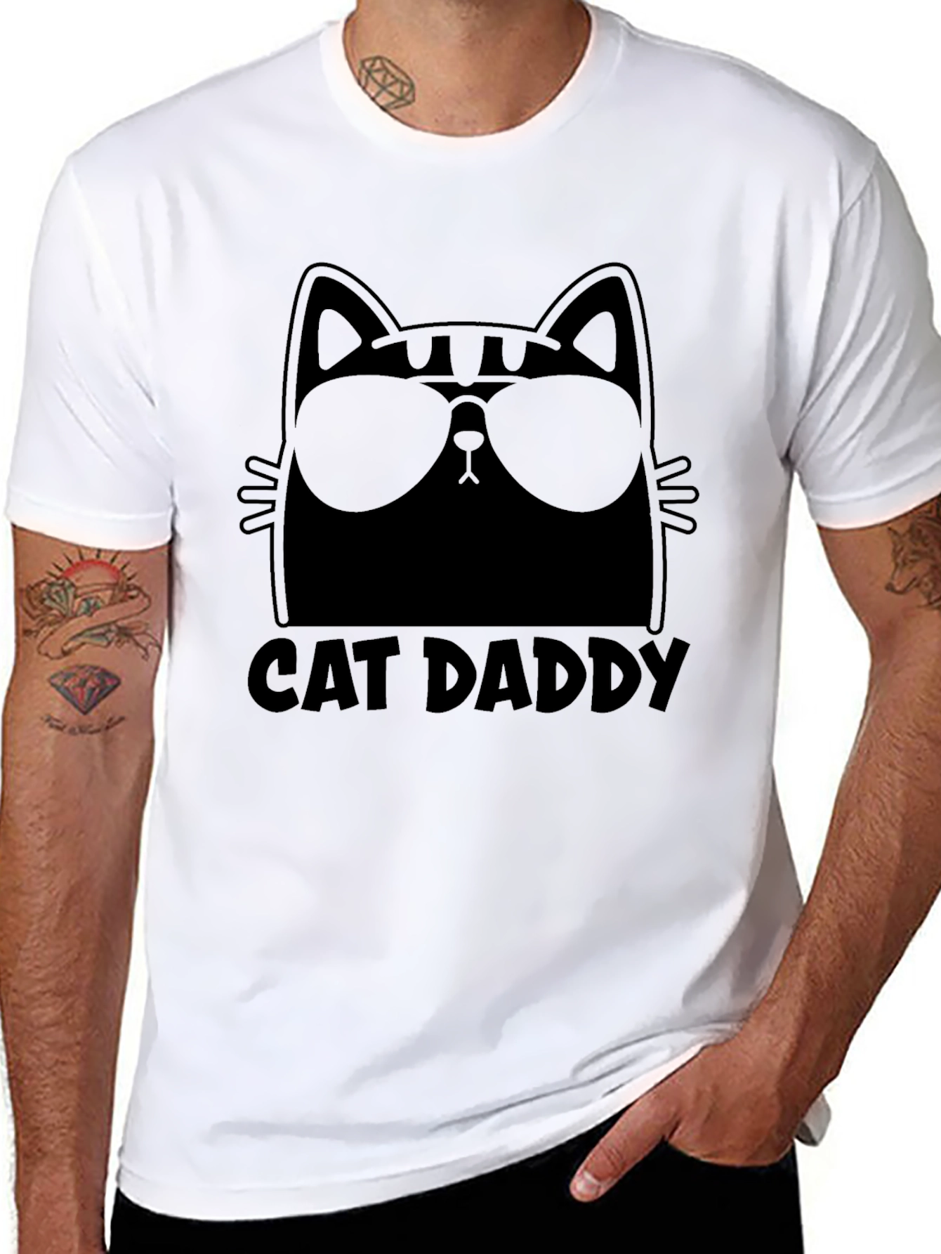 Cool Cat Daddy Graphic Tee