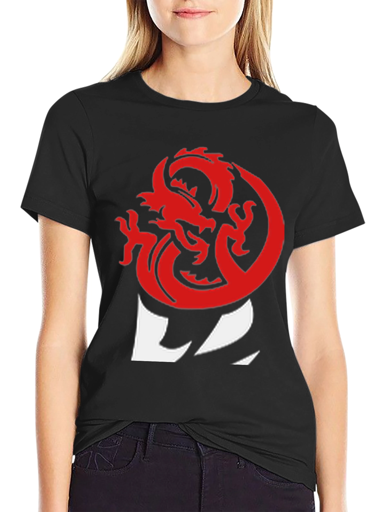 Red Dragon D&D T-Shirt - Black