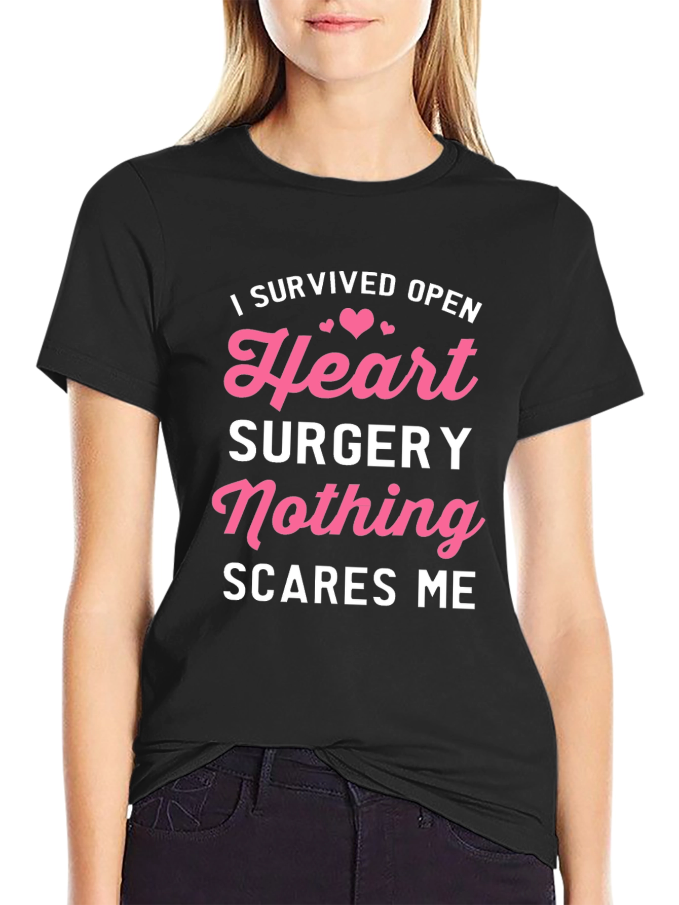 Heart Surgery Survivor T-Shirt: Nothing Scares Me