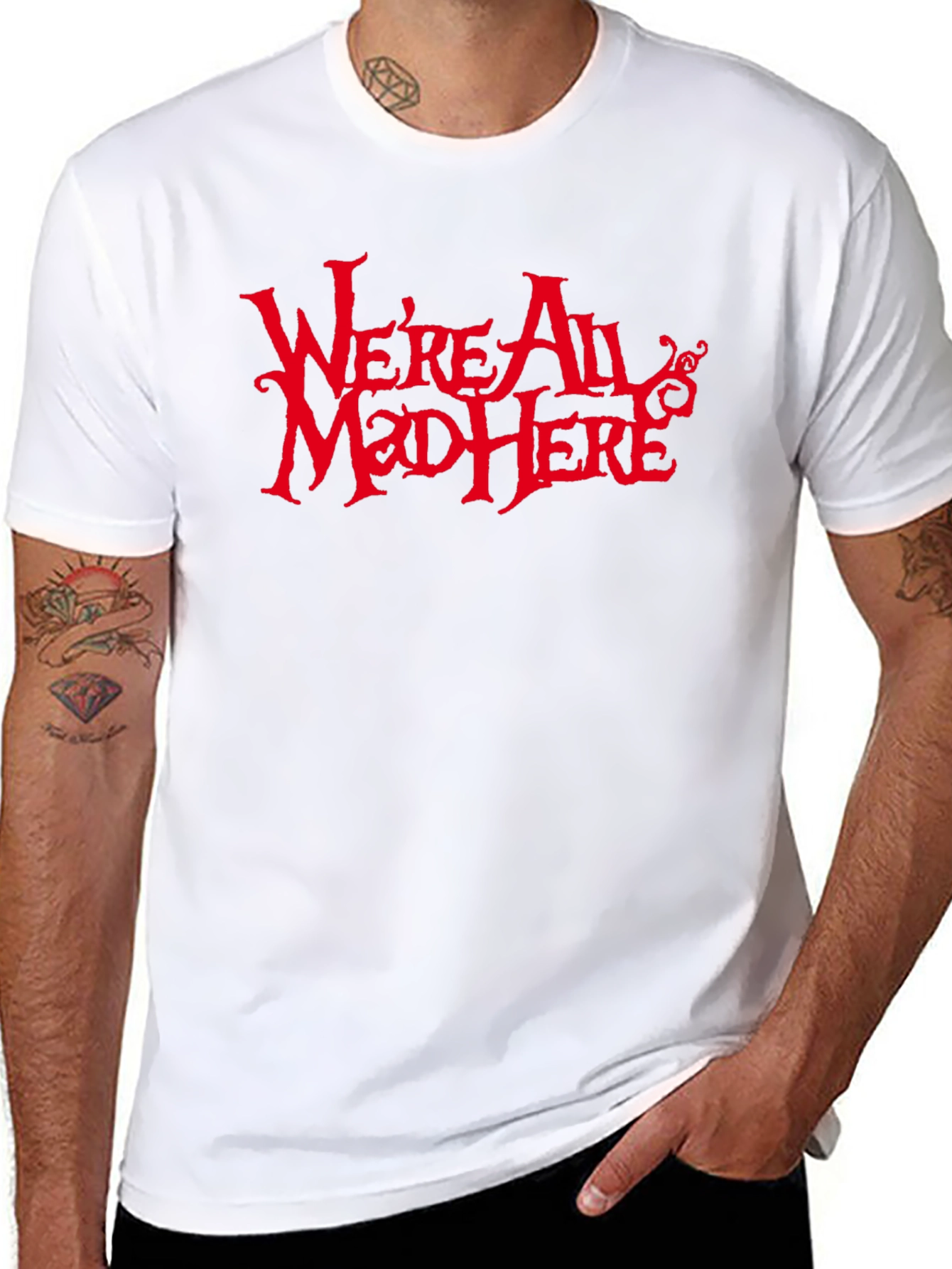 Were All Mad Here Graphic Tee