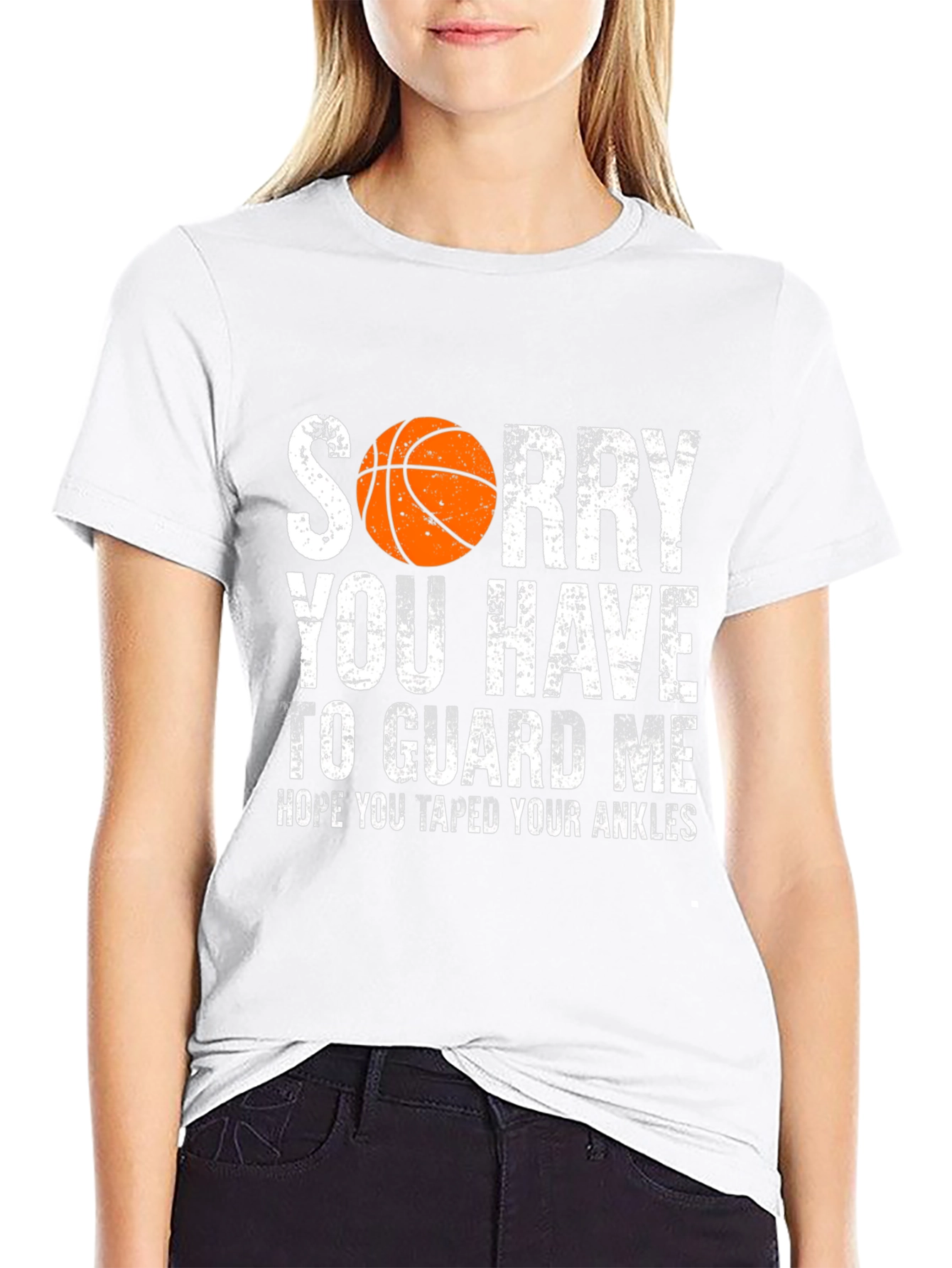 Sorry You Have to Guard Me Basketball T-Shirt