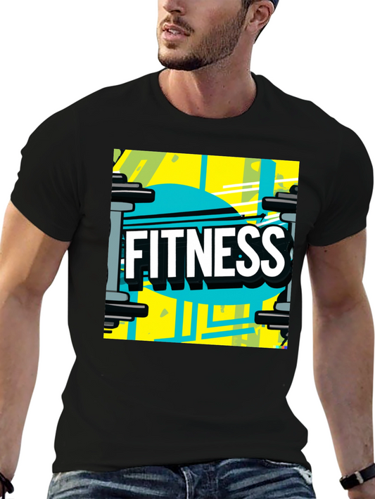 Fitness Graphic Tee - Workout Style