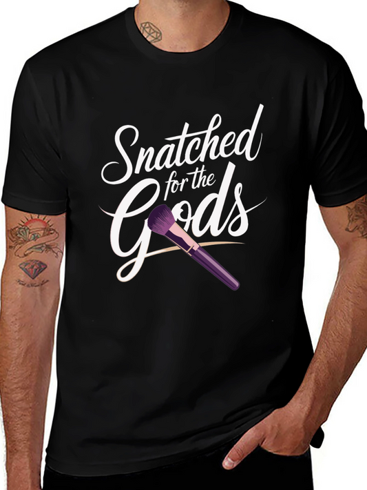 Snatched For The Gods Graphic Tee - Stylish Comfort