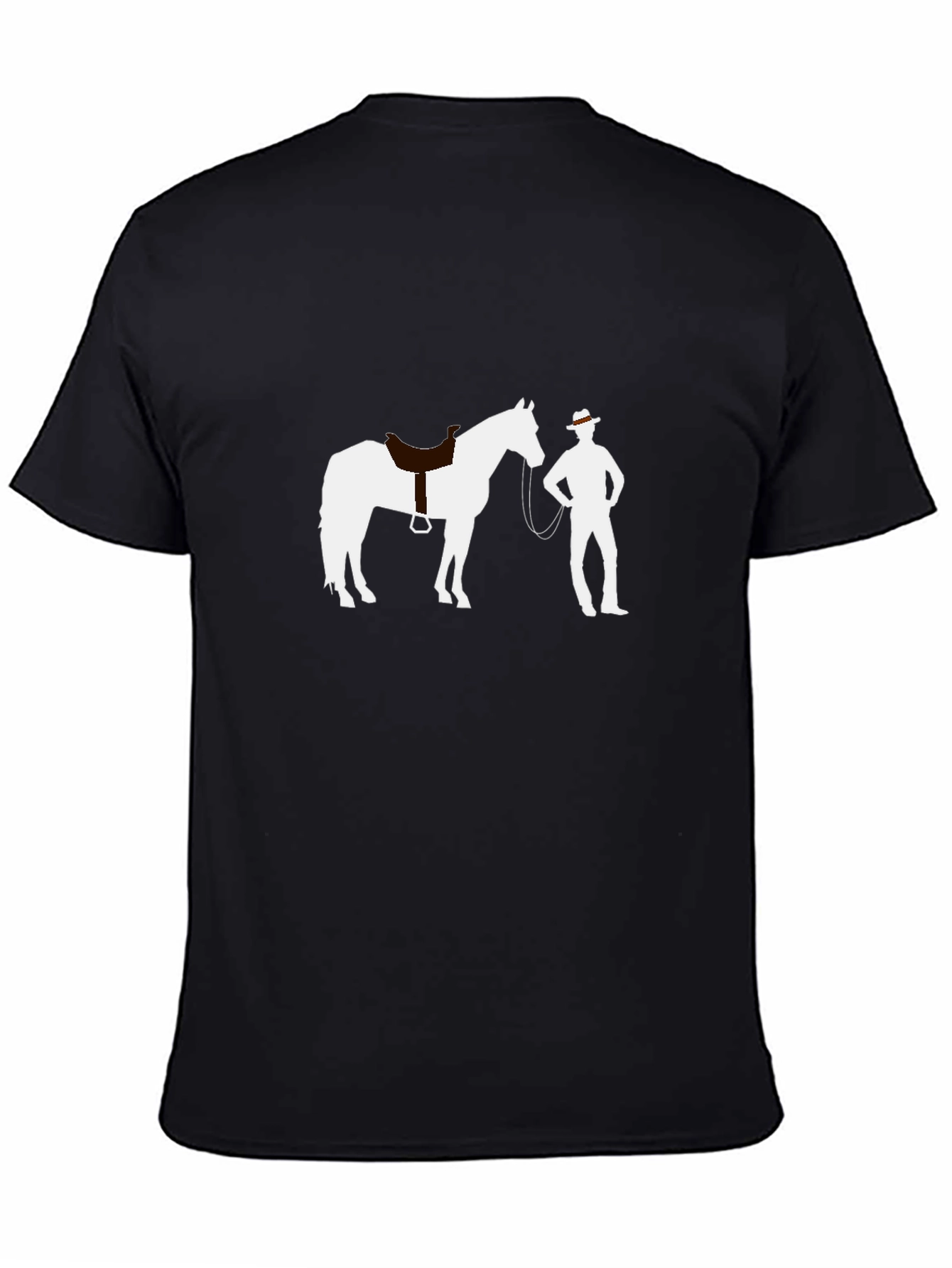 Cowboy & Horse Graphic T-Shirt