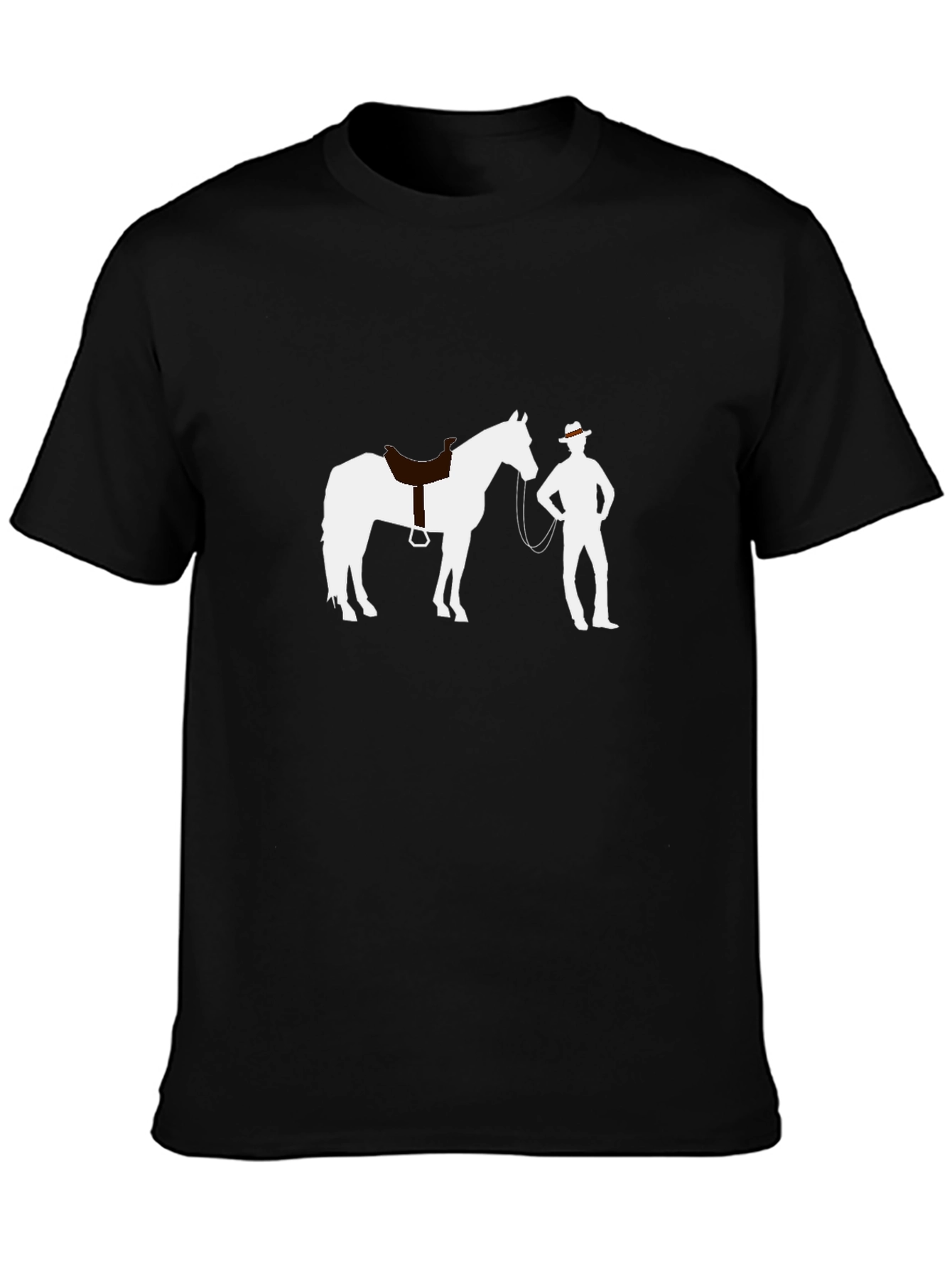 Cowboy & Horse Graphic T-Shirt
