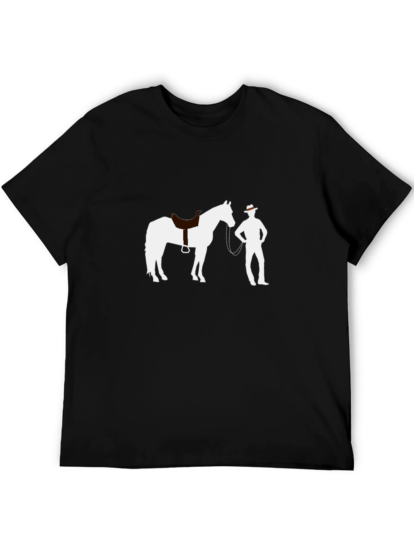 Cowboy & Horse Graphic T-Shirt