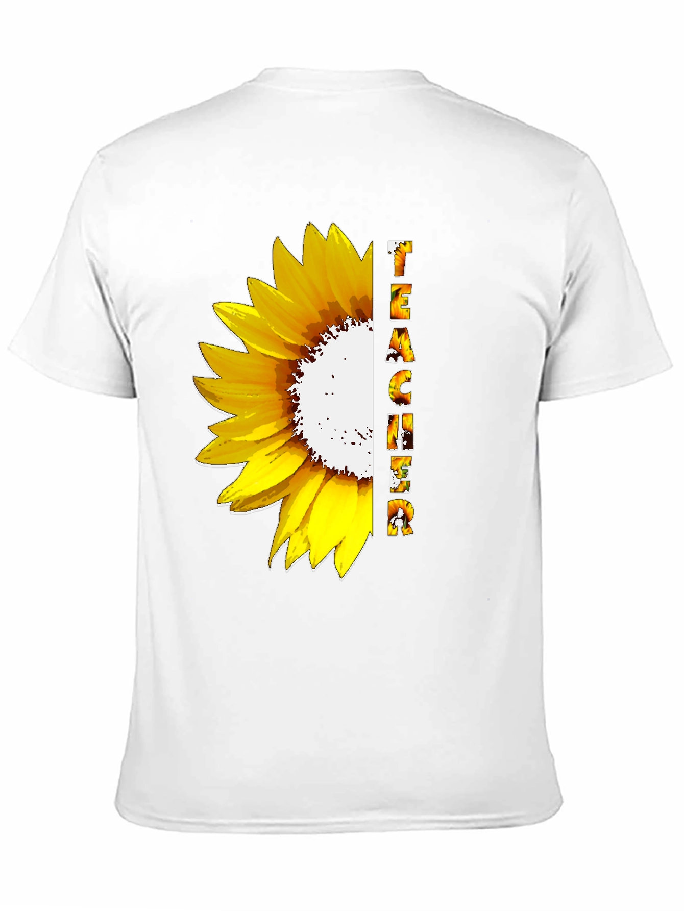 Sunflower Teacher Graphic T-Shirt