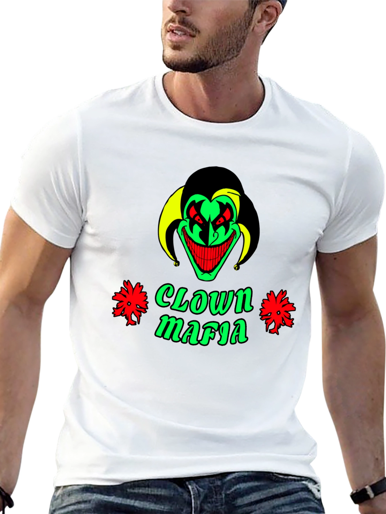 Clown Mafia Graphic Tee - Mens Black T-Shirt