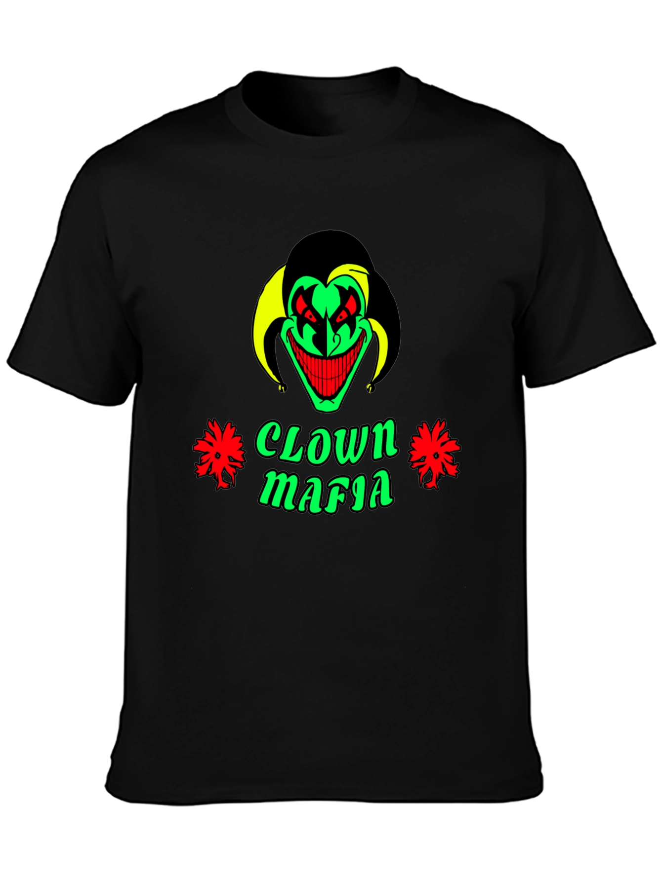 Clown Mafia Graphic Tee - Mens Black T-Shirt