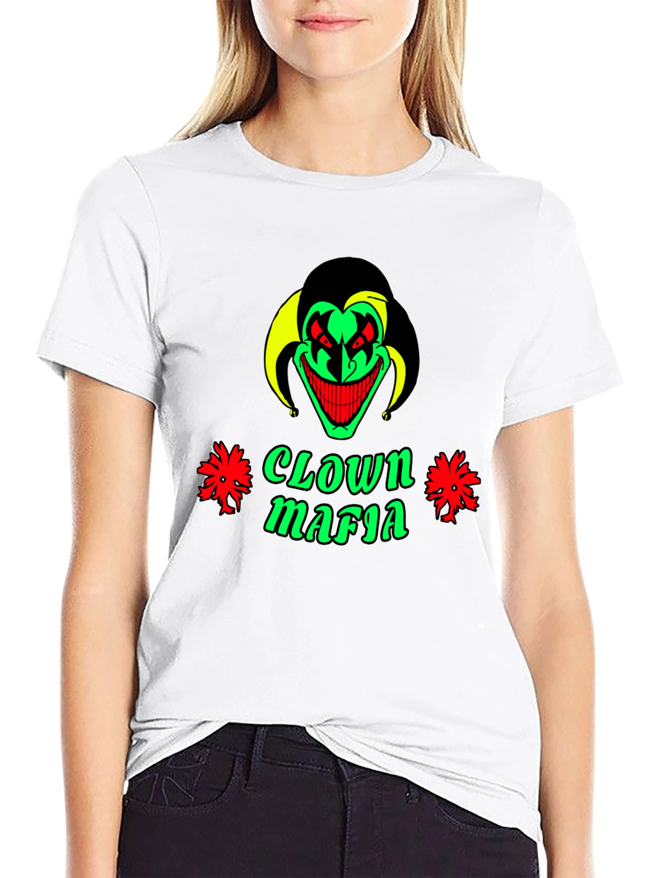 Clown Mafia Graphic Tee - Mens Black T-Shirt