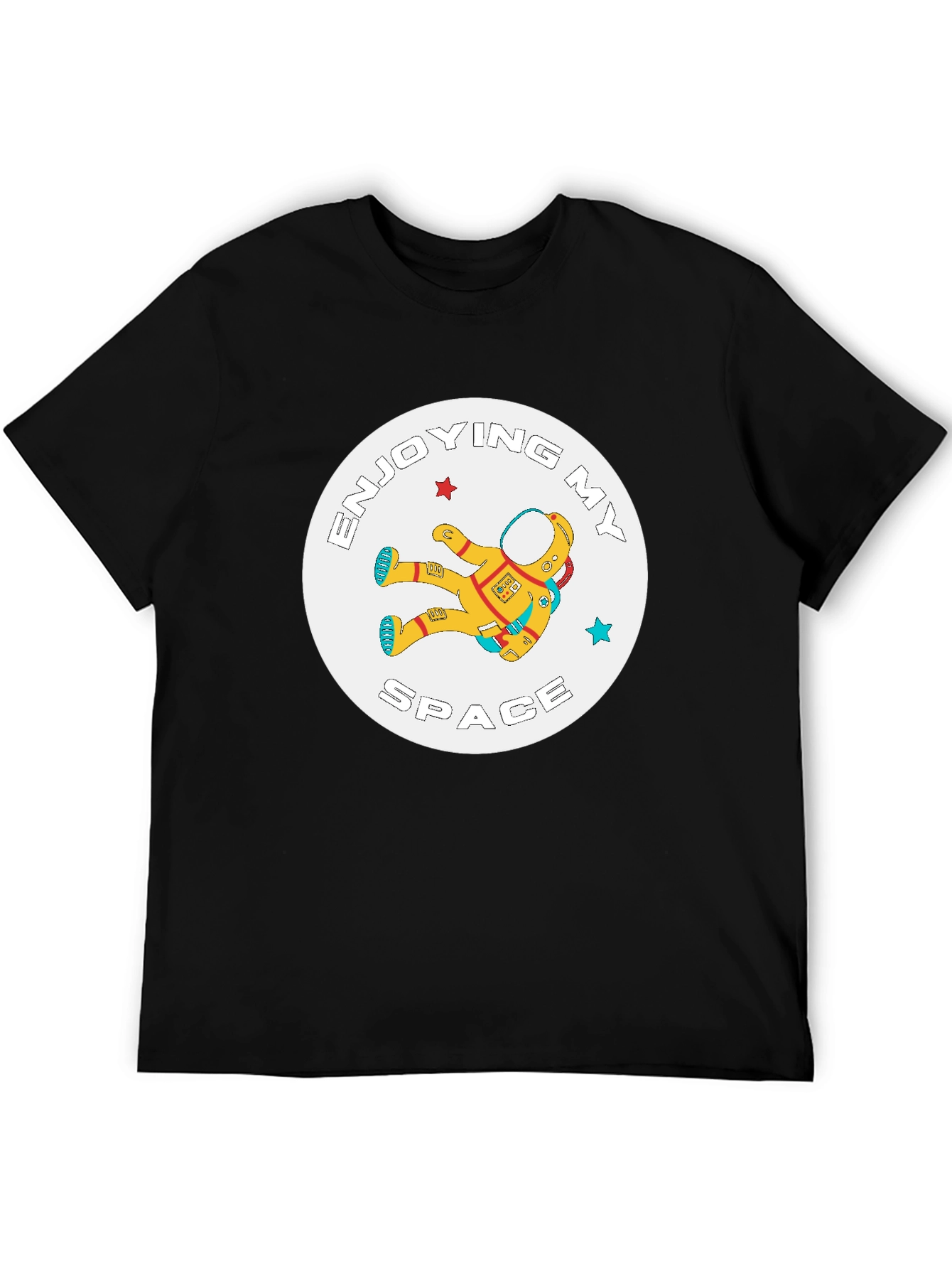 Enjoying My Space Astronaut Graphic T-Shirt