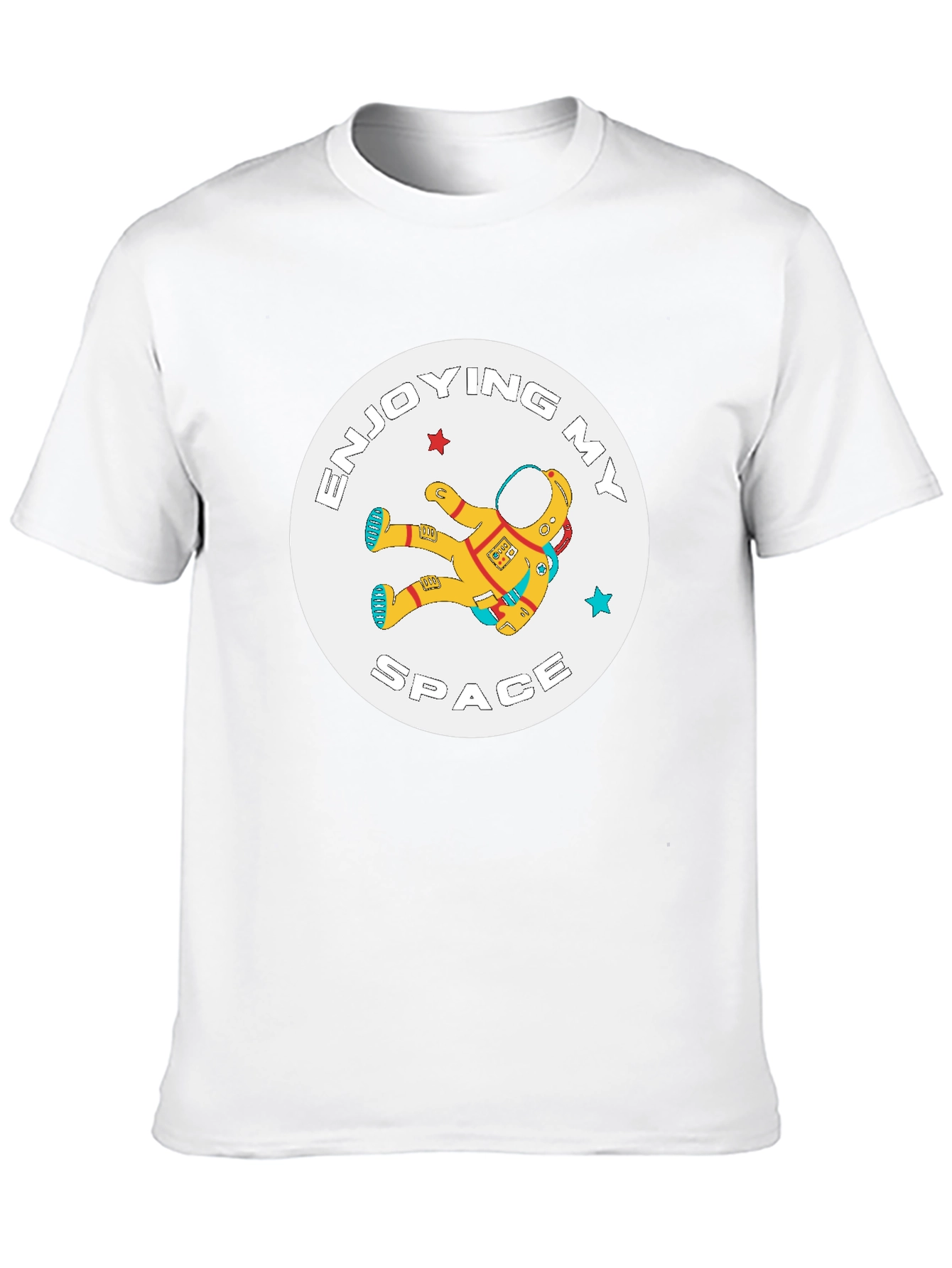 Enjoying My Space Astronaut Graphic T-Shirt