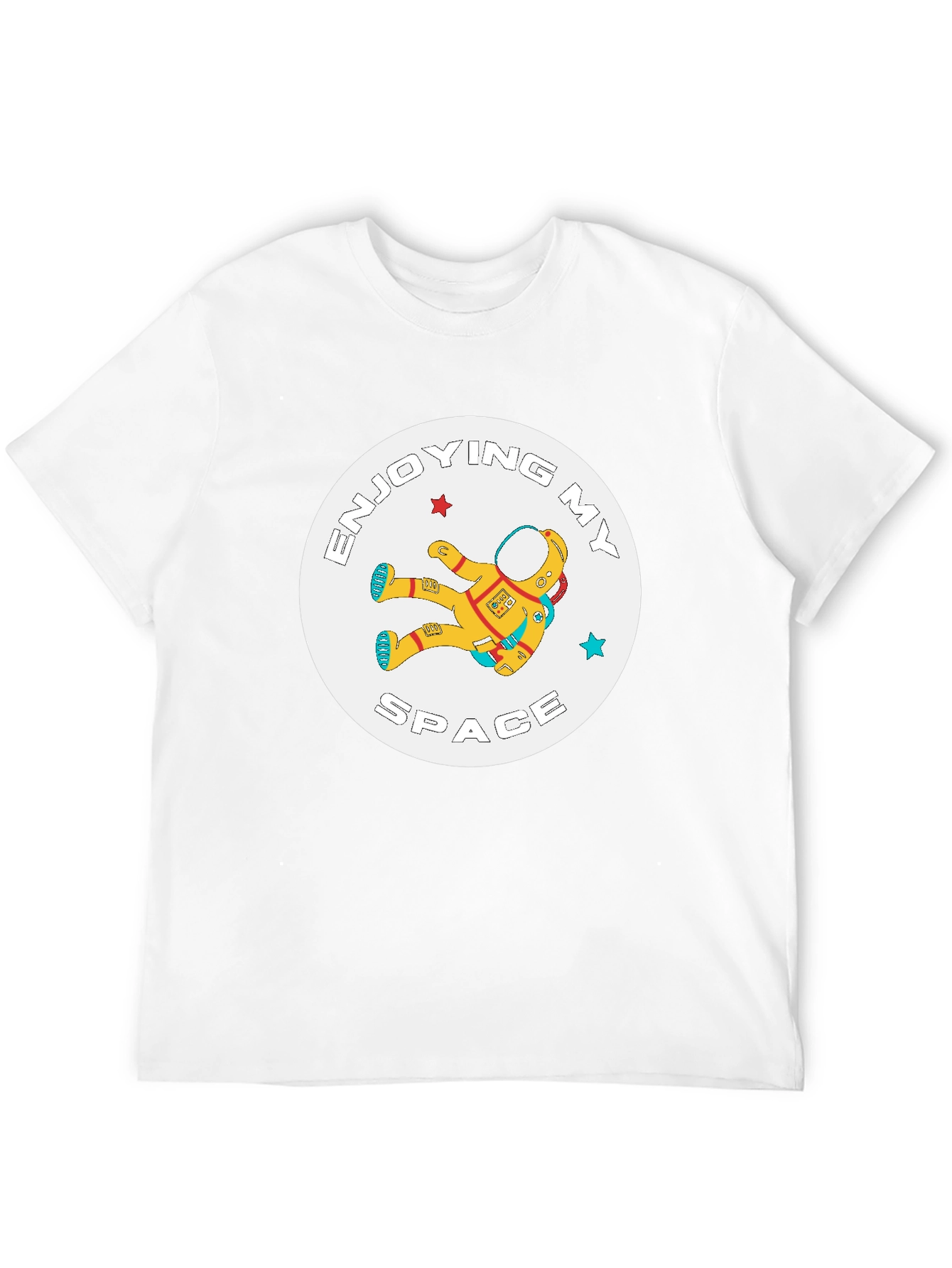 Enjoying My Space Astronaut Graphic T-Shirt