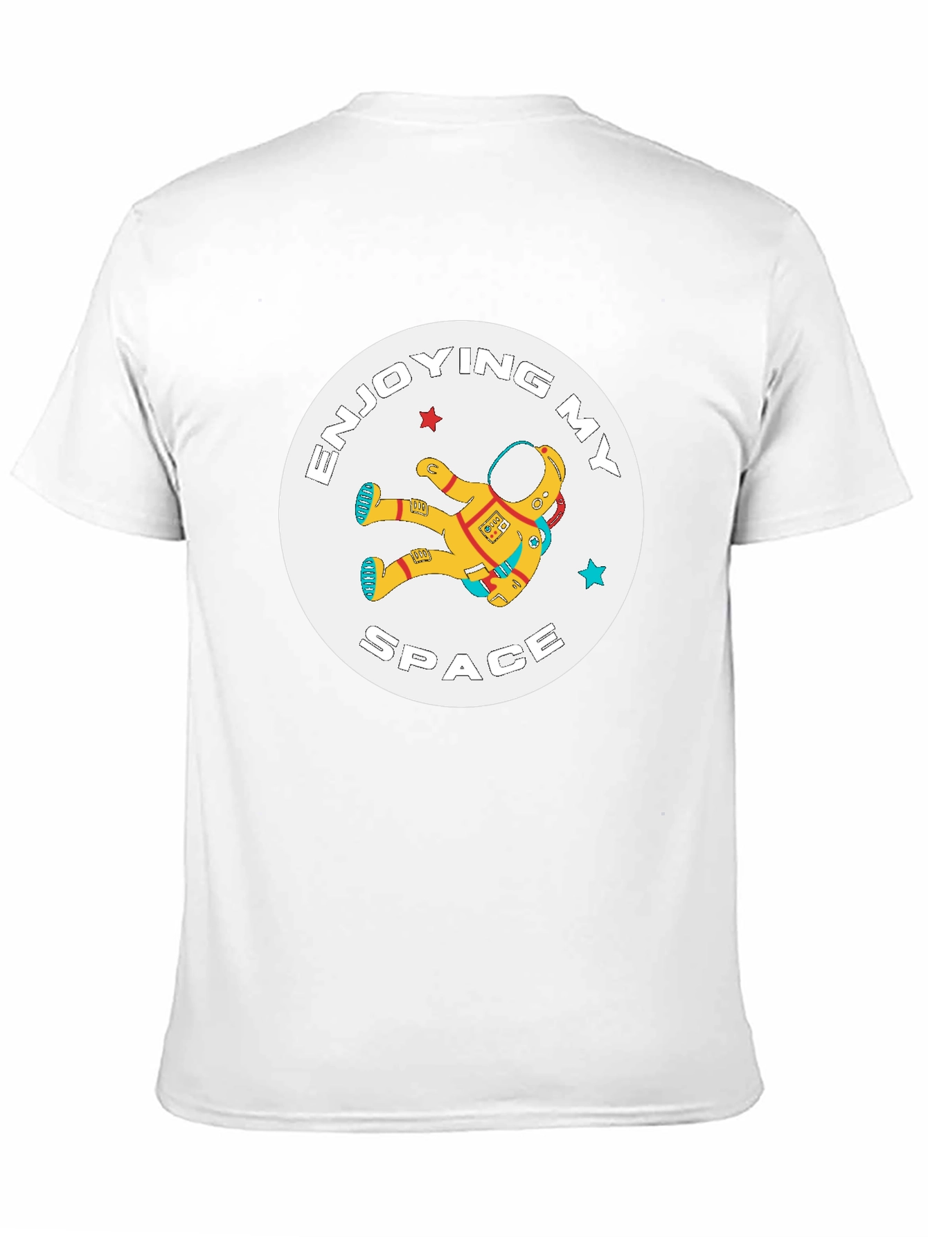 Enjoying My Space Astronaut Graphic T-Shirt