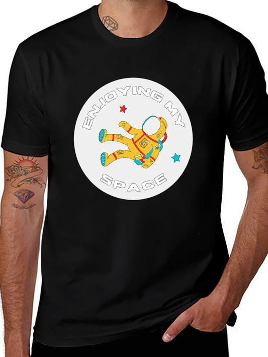 Enjoying My Space Astronaut Graphic T-Shirt