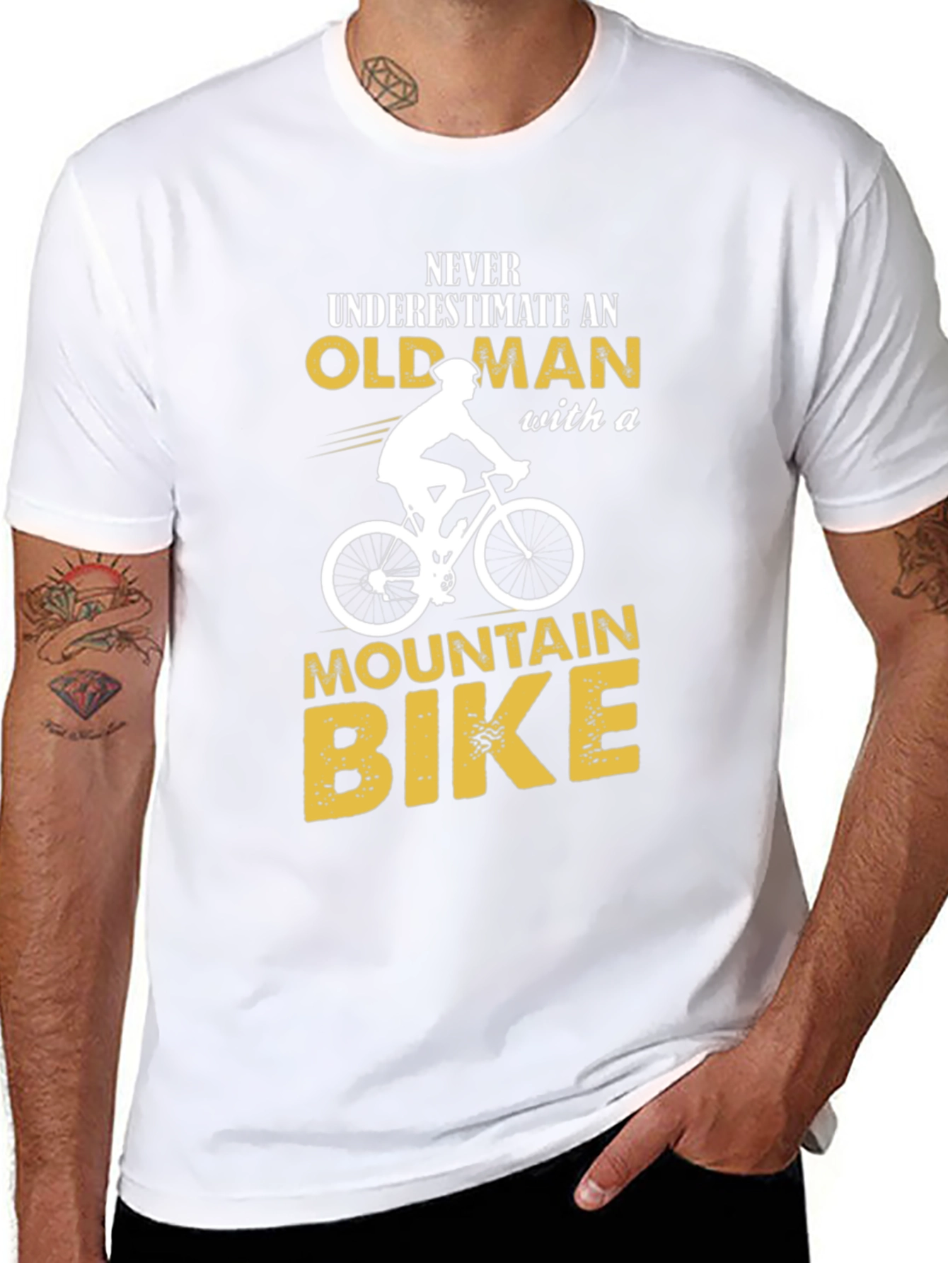 Old Man Mountain Bike Graphic T-Shirt