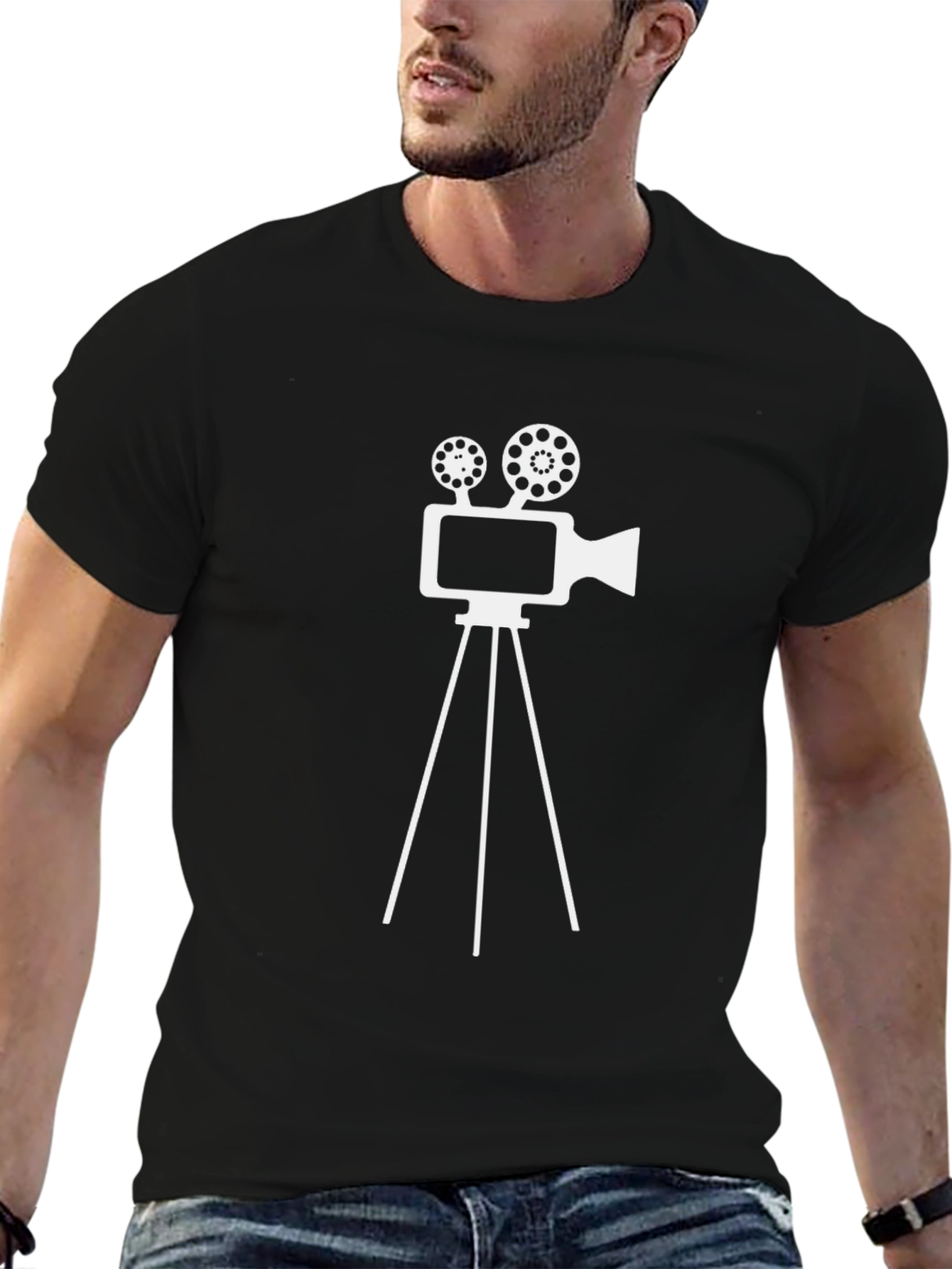 Classic Film Camera T-Shirt - Movie Buff Apparel