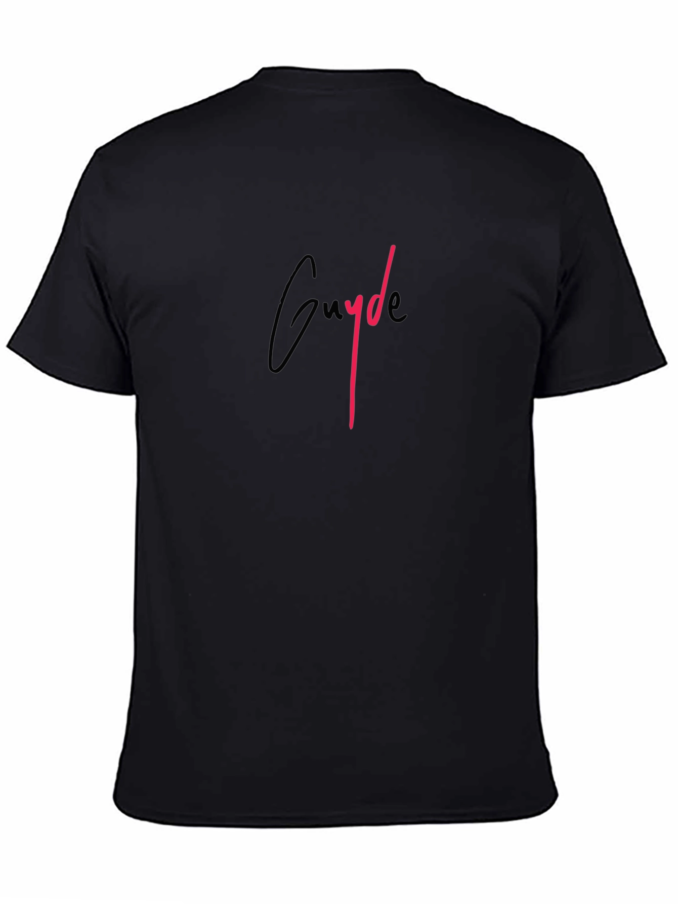 Guyde Black Tee - Casual Fashion