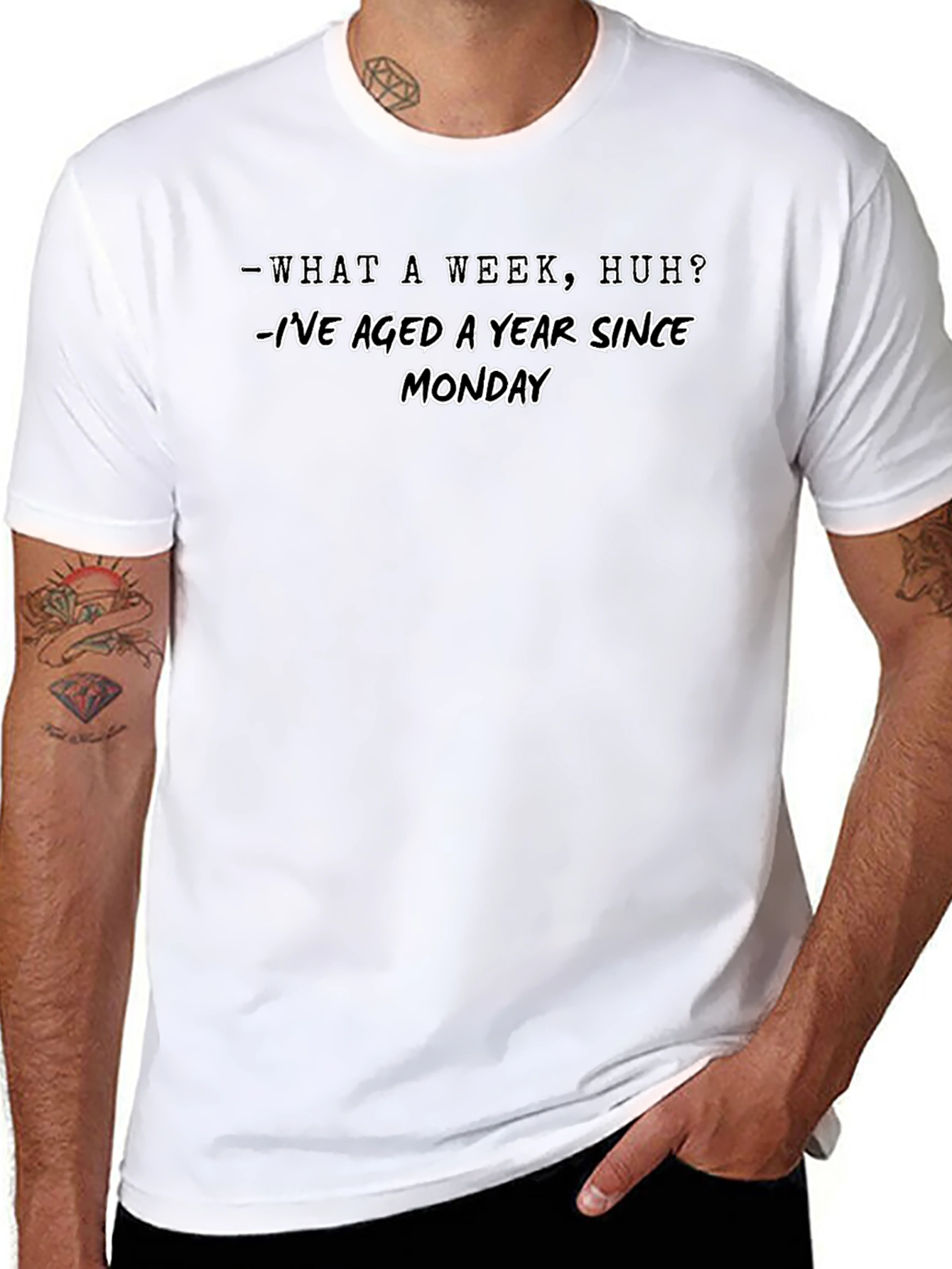 What a Week Funny Graphic T-Shirt